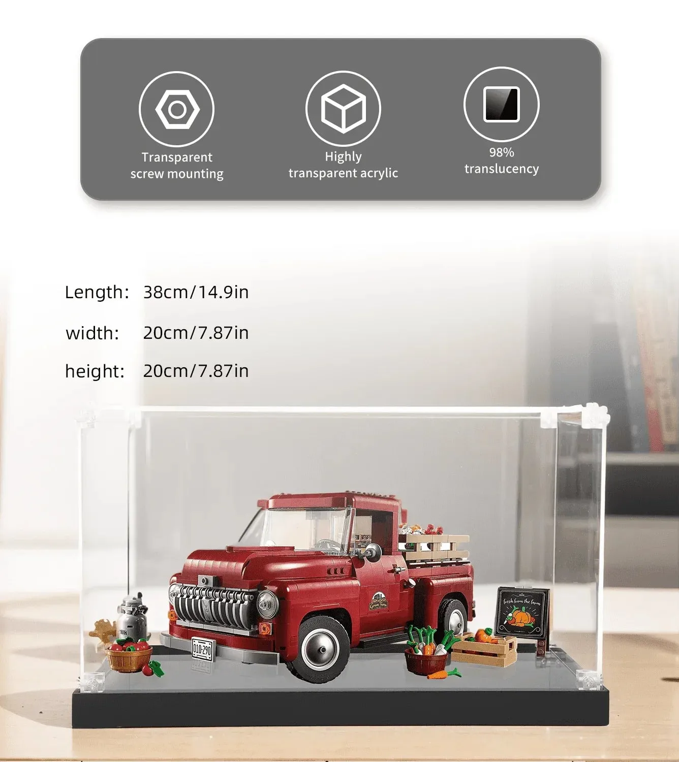 Eksponavimo dėžė Lego Pickup Truck 10290 — 5