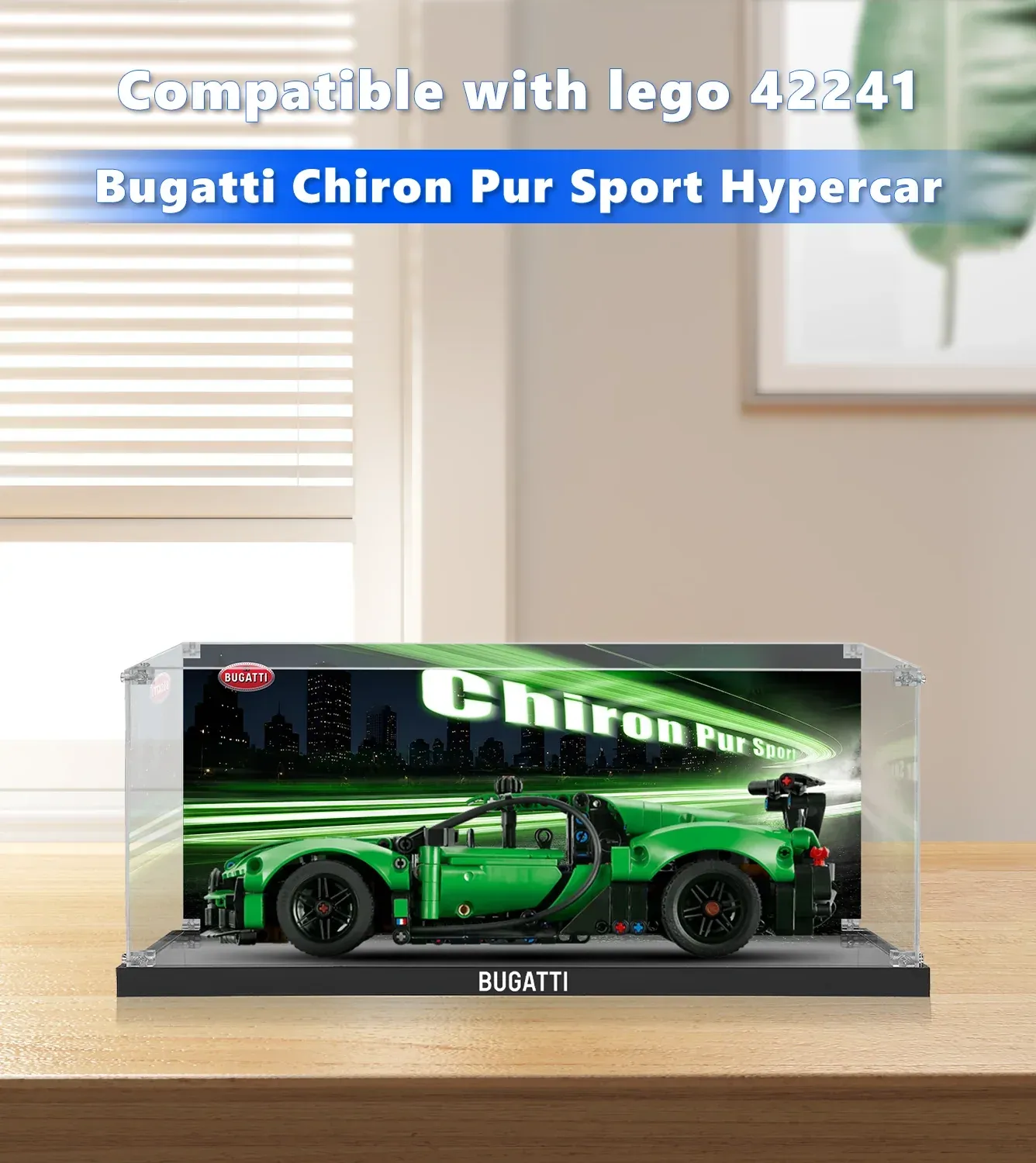 Monter för LEGO® Technic™ Green Bugatti Chiron Pur Sport 42241 — 2