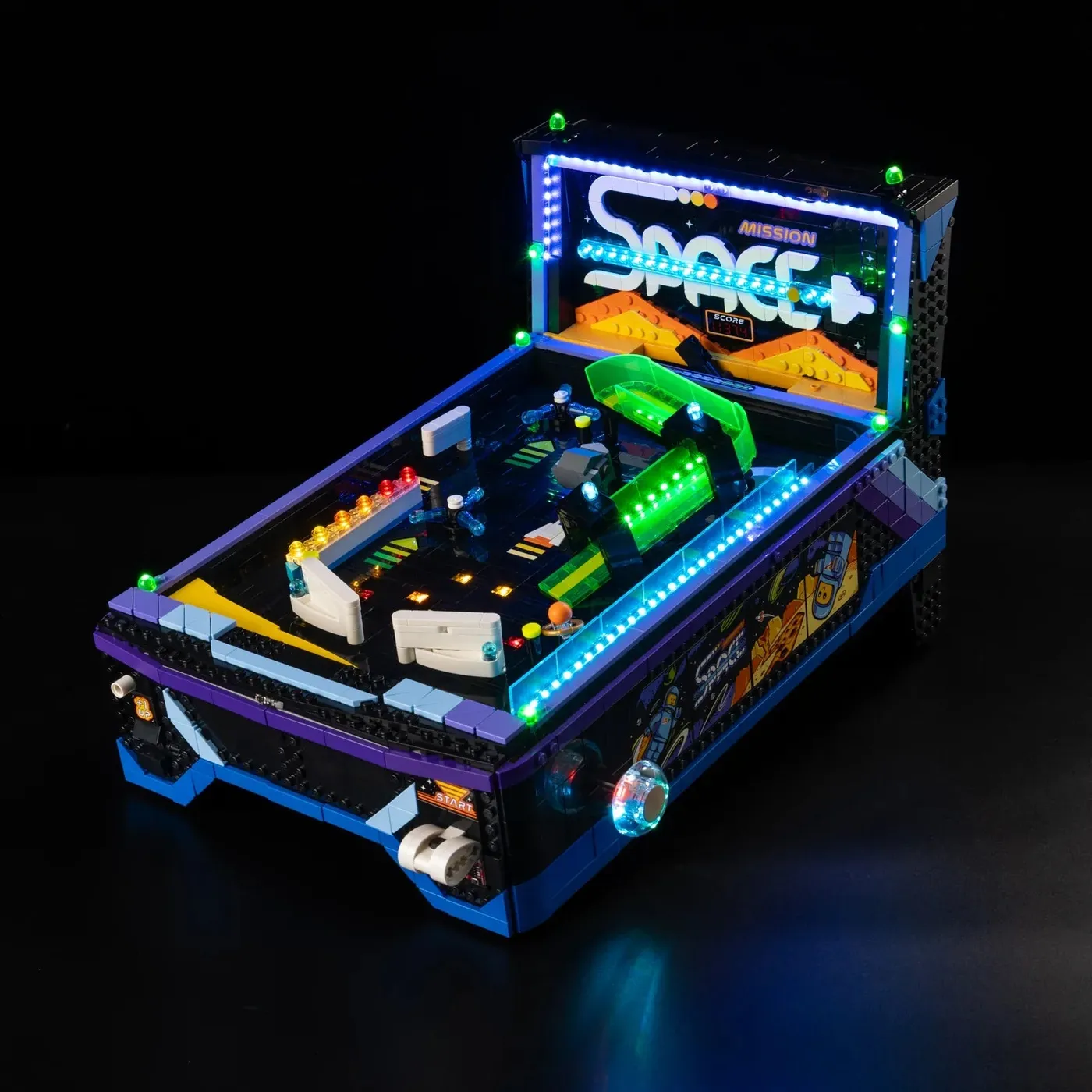 Premium-Beleuchtungsset kompatibel mit LEGO® Icons Arcade Pinball Machine 11374 — 2