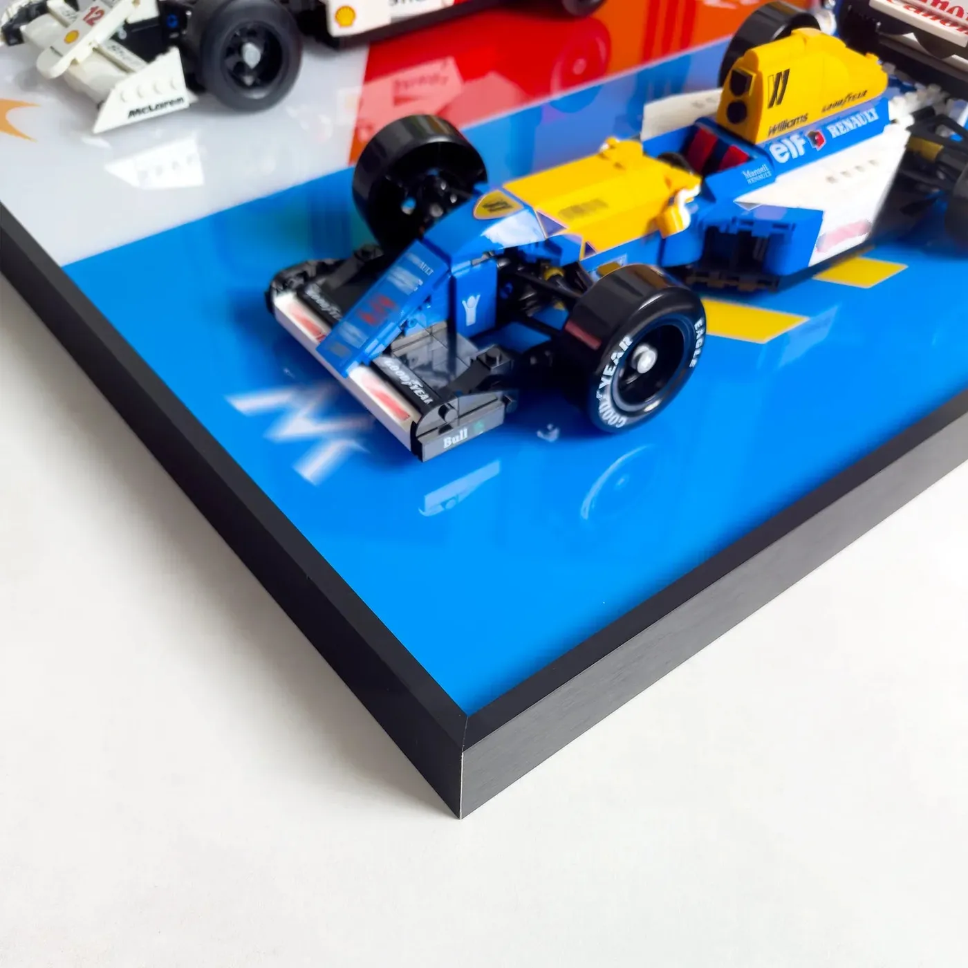 Displayrahmen für LEGO Icons F1 Legends 3-in-1 – Die Krönung des Motorsports — 9
