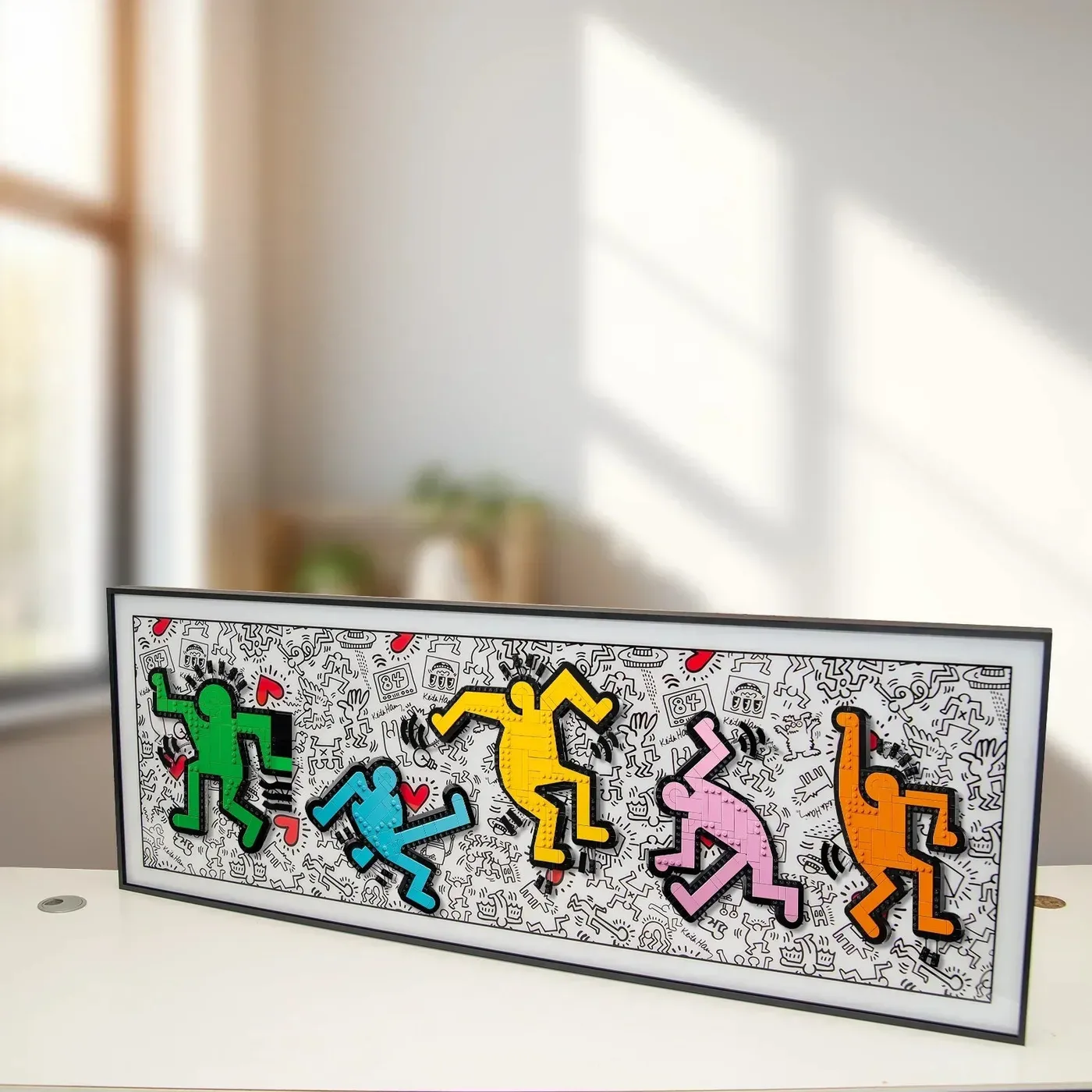Wall display frame for LEGO Art Keith Haring – Dancing Figures 31216 — 6