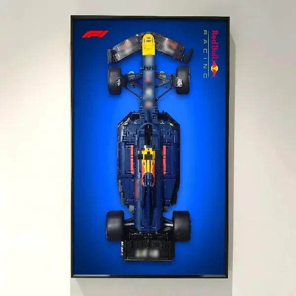 [Seria SpectraFlow] Ramka ekspozycyjna na ścianę do samochodu Lego Technic™ Formula 1™ — 4