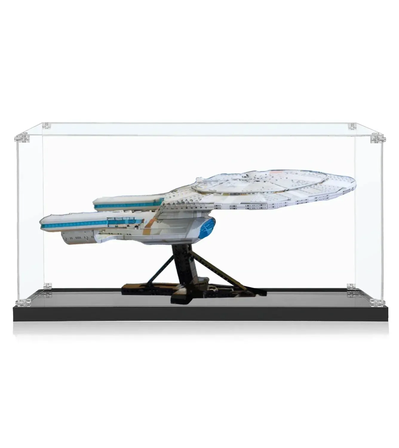Display case compatible with LEGO® Icons Star Trek: U.S.S. Enterprise NCC-1701-D™ 10356 — 12
