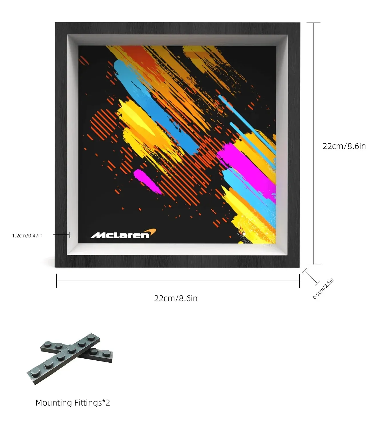 Display Car Frame for Lego Speed Champions McLaren 76918 — 3