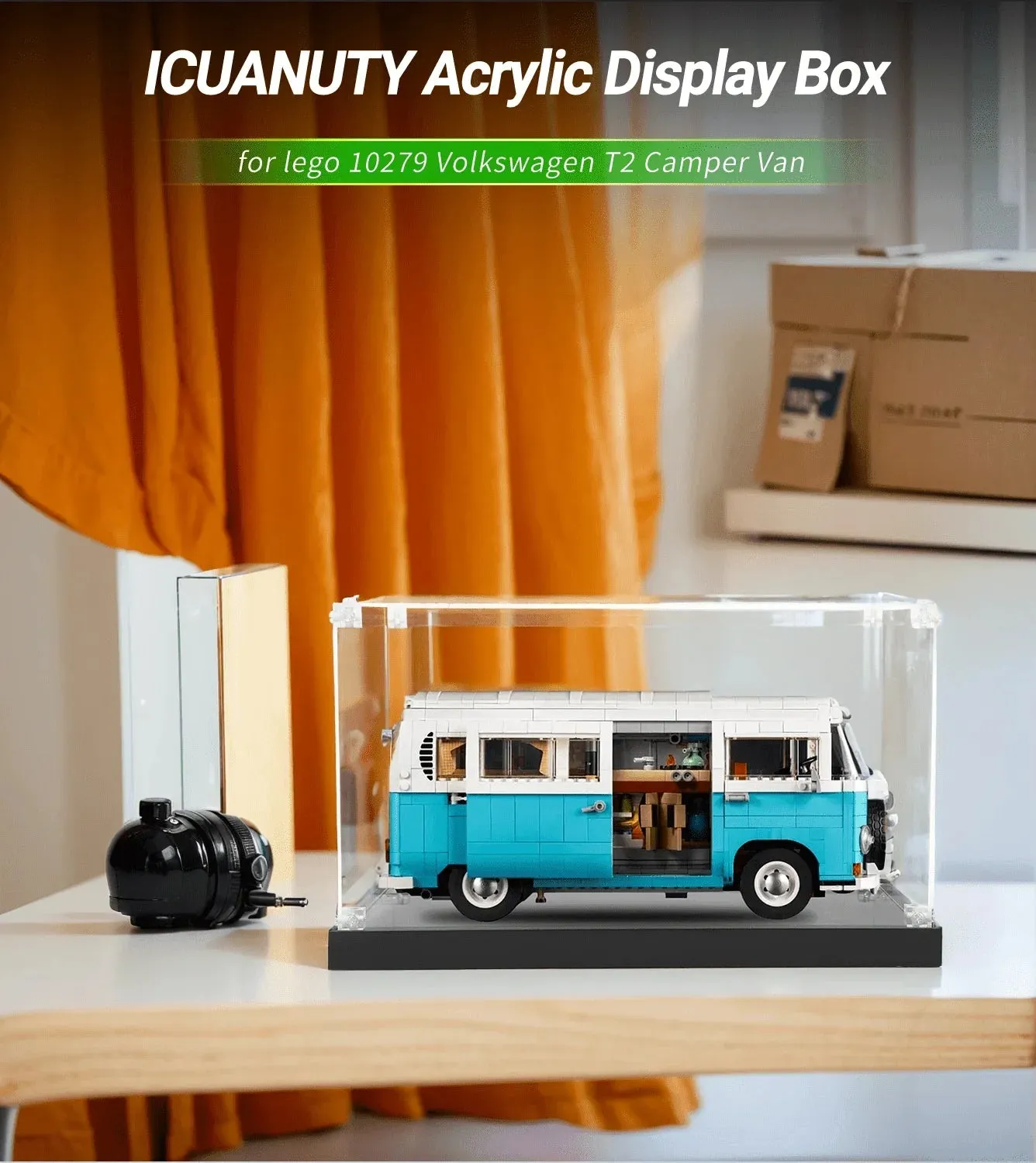 Display Case for Lego Volkswagen T2 Camper Van 10279 — 2