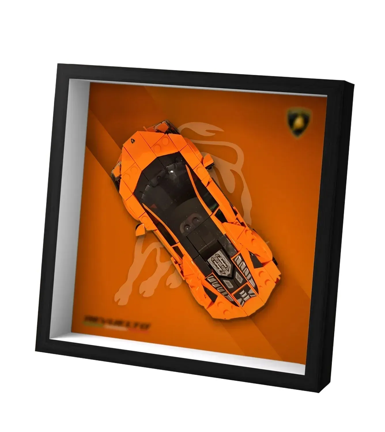 Picture frame for LEGO® Speed Champions Lamborghini Revuelto & Huracán STO 77238