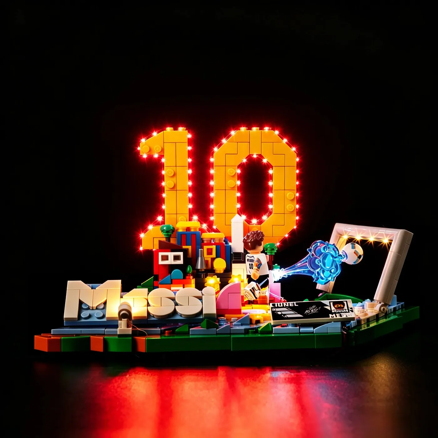 Premium Light Kit Compatible with LEGO® Editions Lionel Messi – Soccer Highlights 43011 — 2