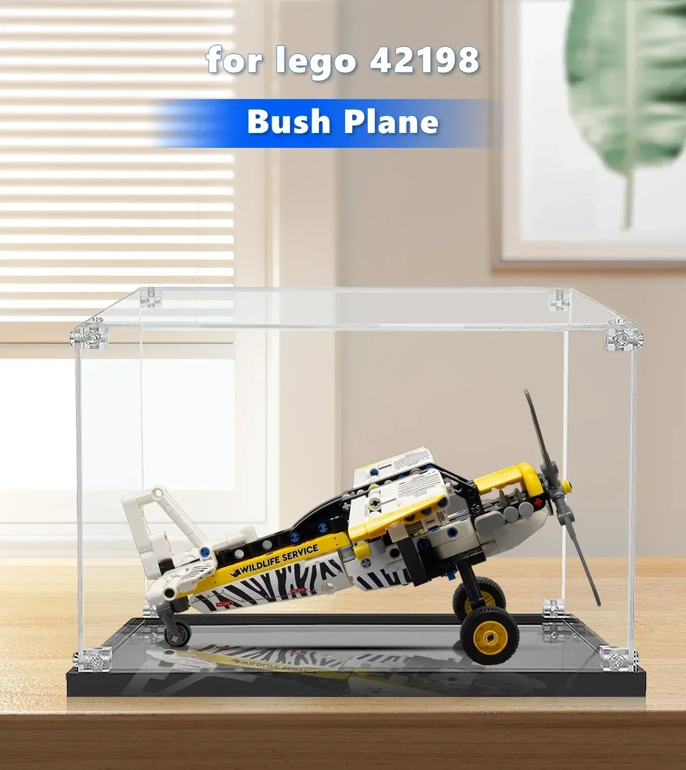 Vitrine für LEGO® Technic™ Bush Plane 42198 — 2