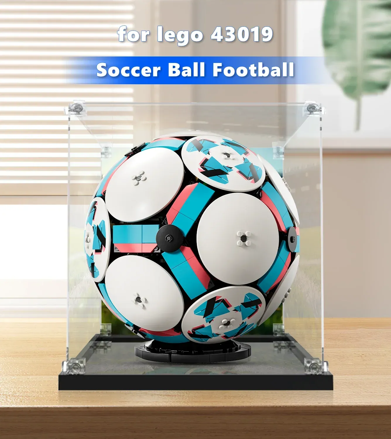 Premium Display Case Compatible with LEGO® Editions Soccer Ball 43019 — 4