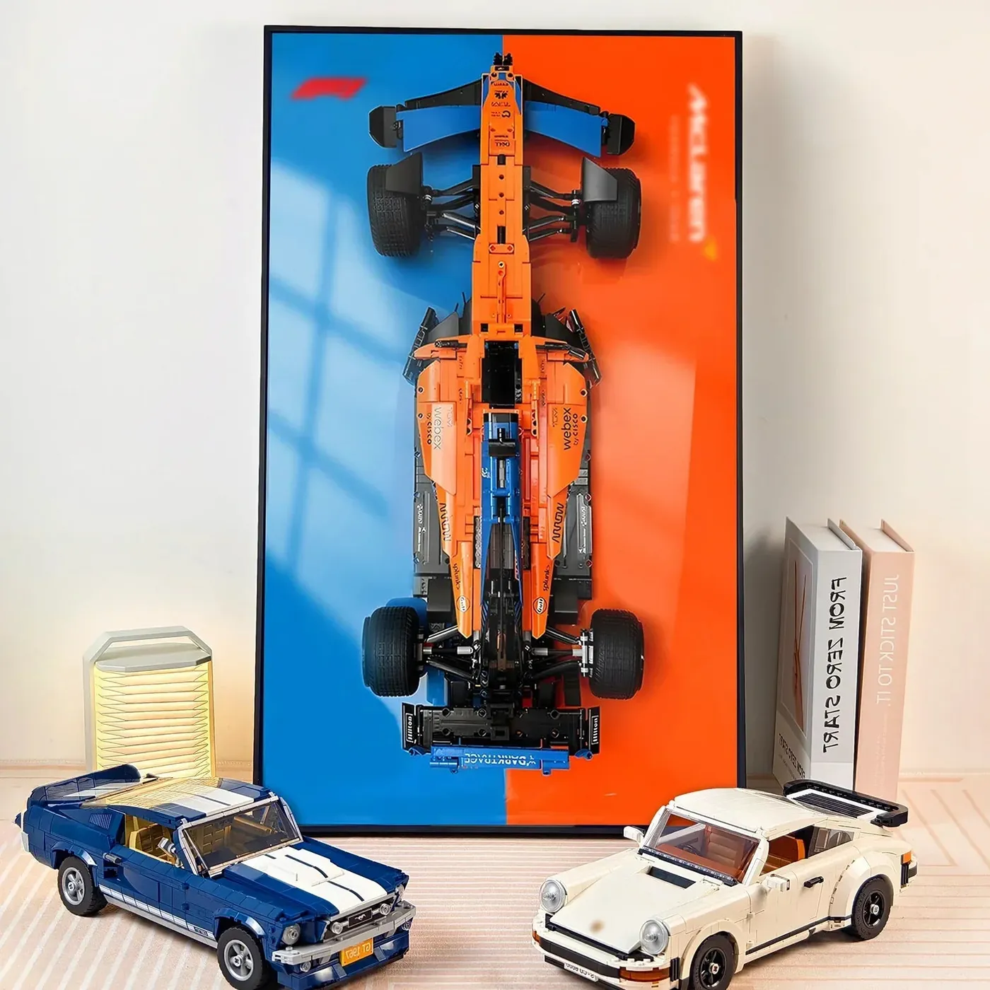 [Seria SplitBackdrop™] Ramka ścienna do samochodów F1 LEGO Technic — 13