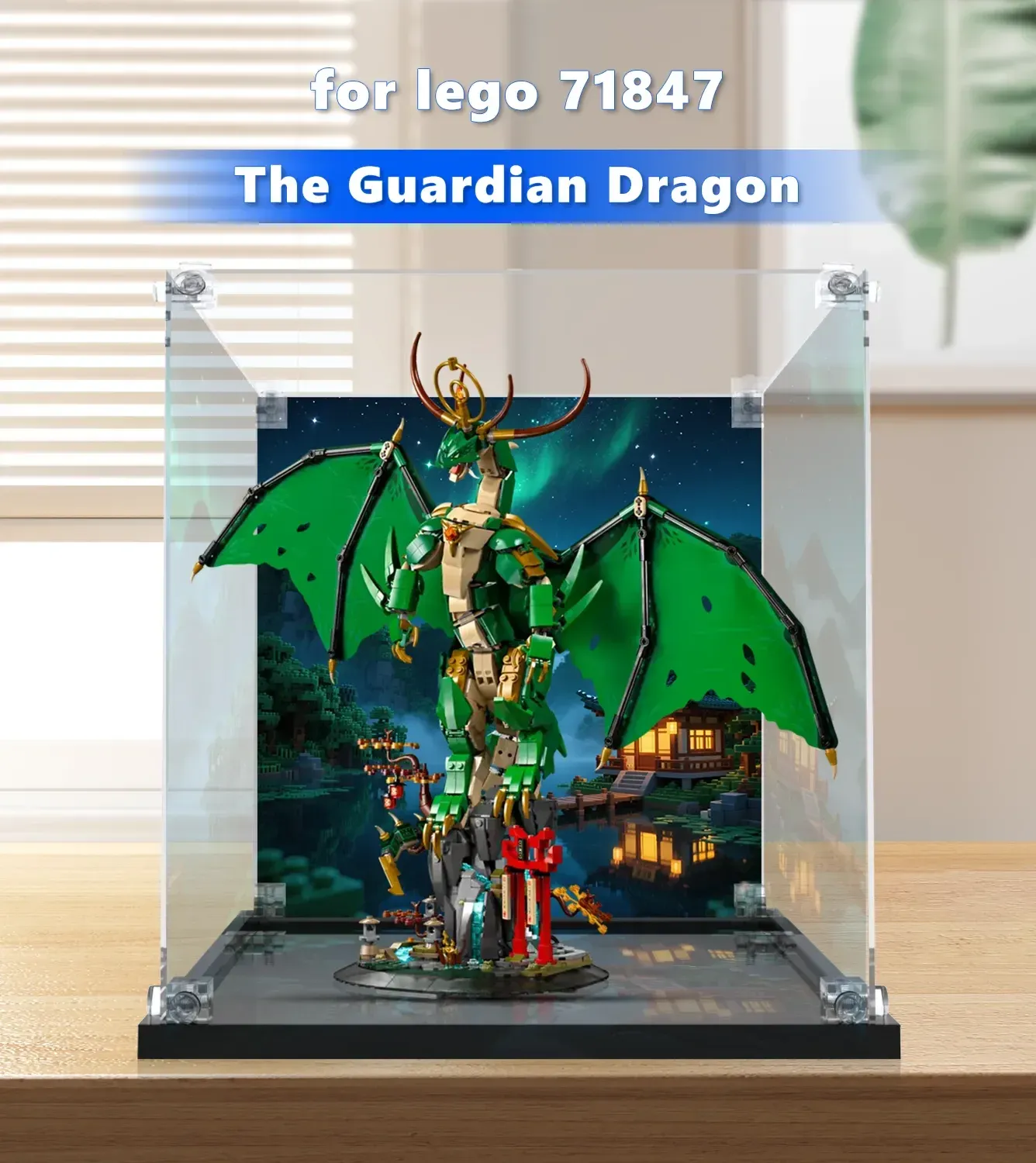 Display case for LEGO® NINJAGO® The Guardian Dragon 71847 — 3