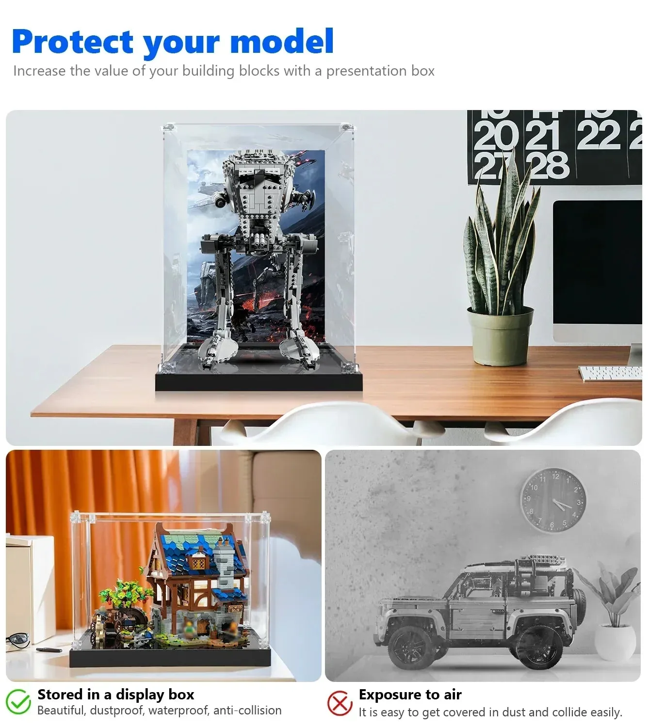 Vitrine für LEGO® Star Wars AT-ST Walker 75417 — 14