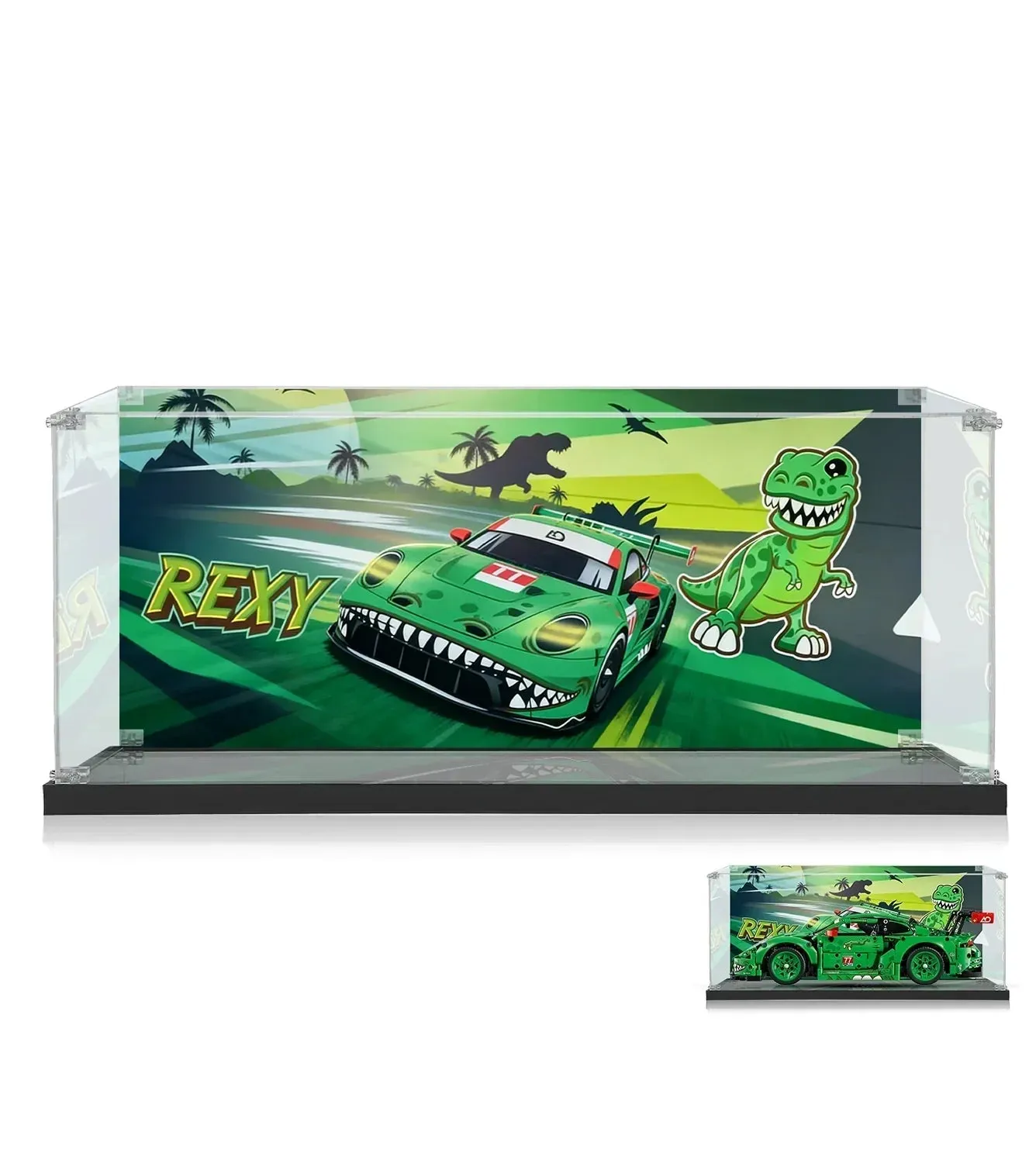 Eksponavimo dėžė, skirta LEGO Technic™ Porsche 911 GT3 R REXY AO Racing Car 42224 — 3
