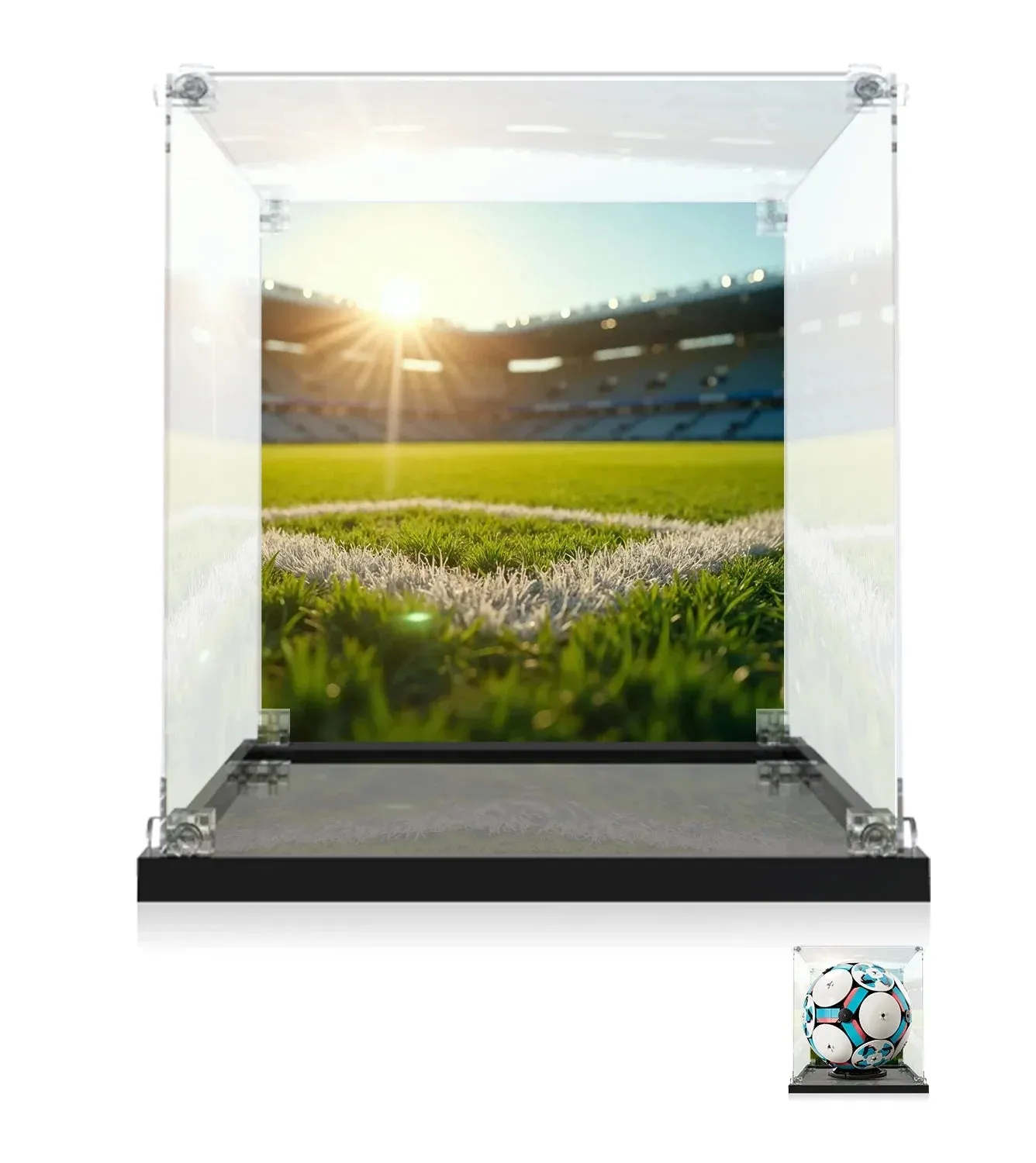 Premium Display Case Compatible with LEGO® Editions Soccer Ball 43019 — 2