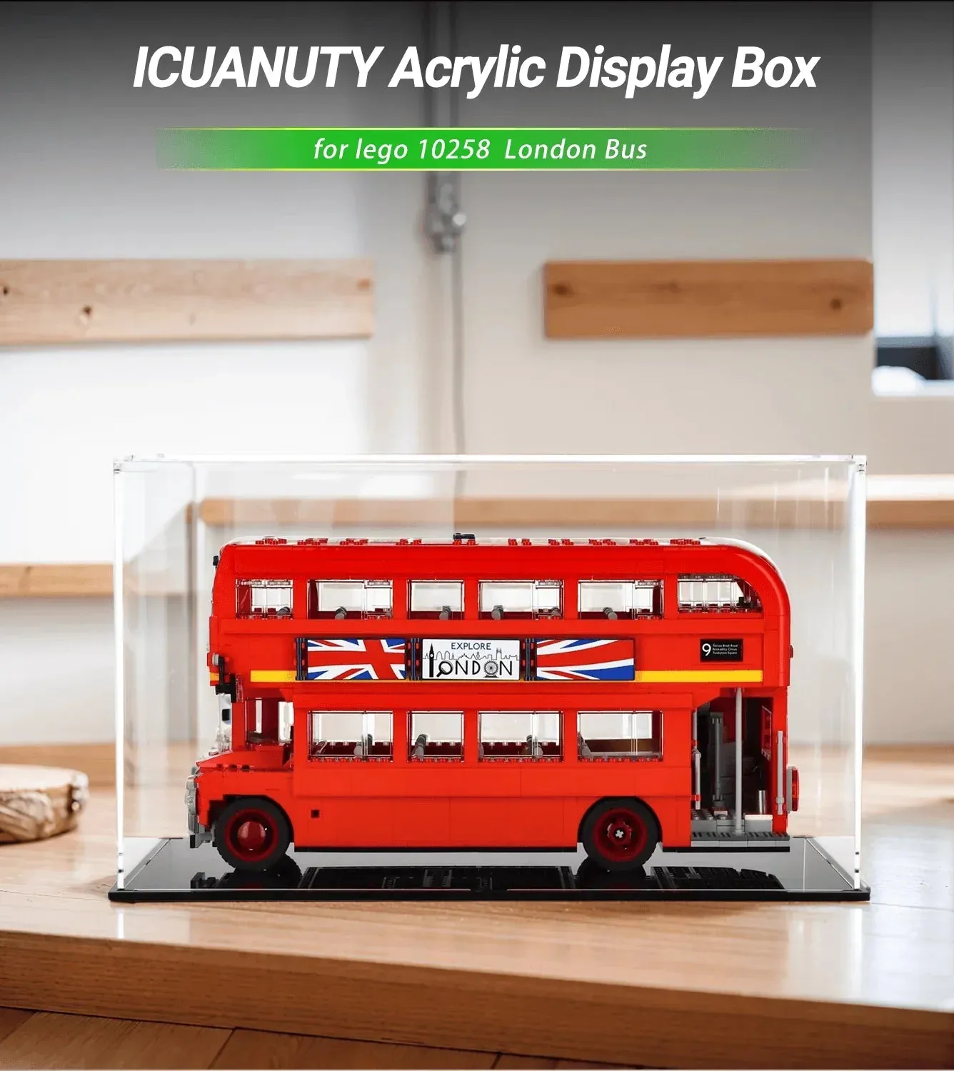Vitrine für Lego London Bus 10258 — 2