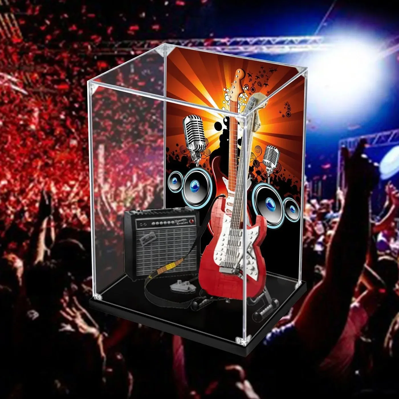 Display Case for Lego Fender Guitar 21329 — 3