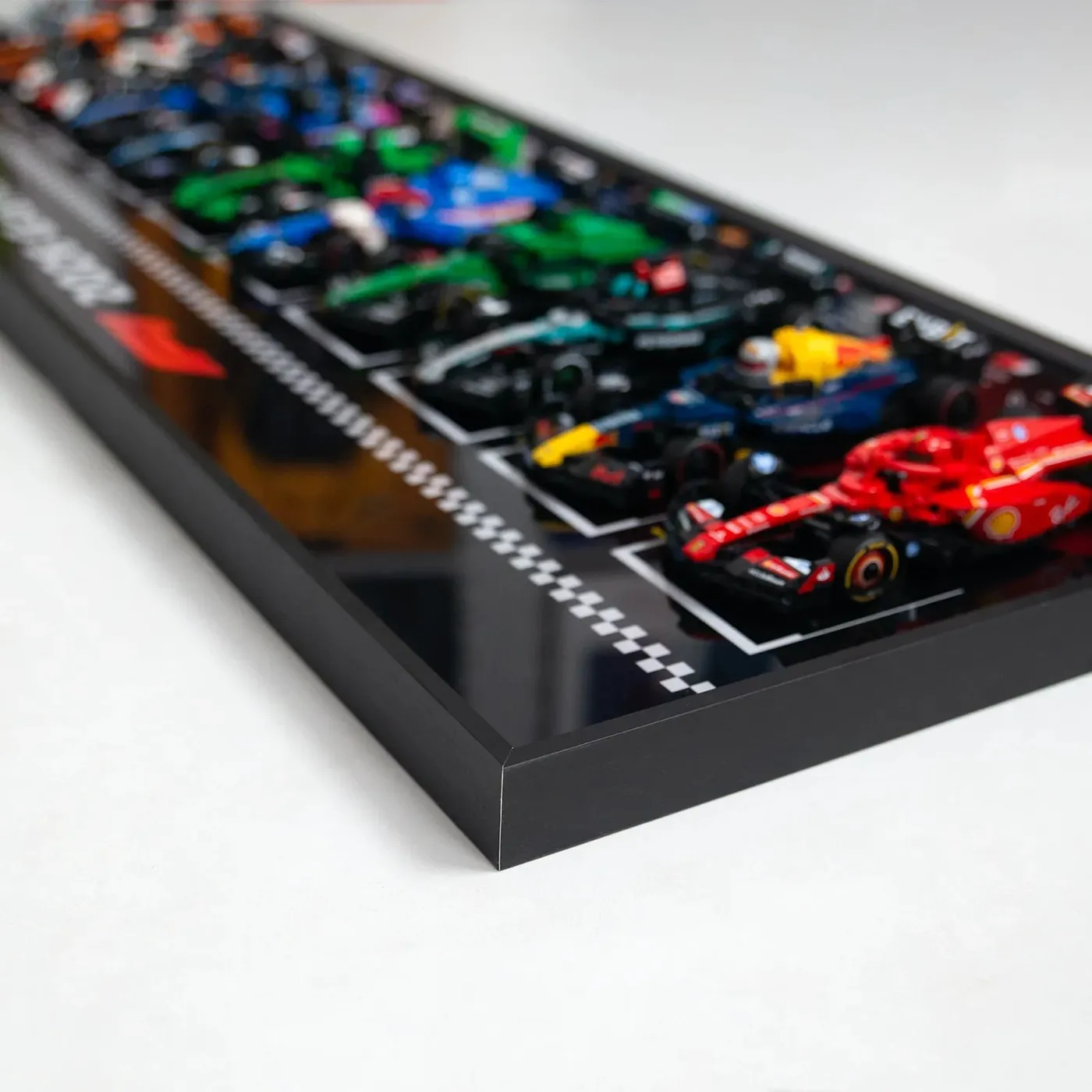 Sieninis eksponavimo rėmas LEGO Speed Champions F1 serijai / horizontalus, naujiena 2026 — 3