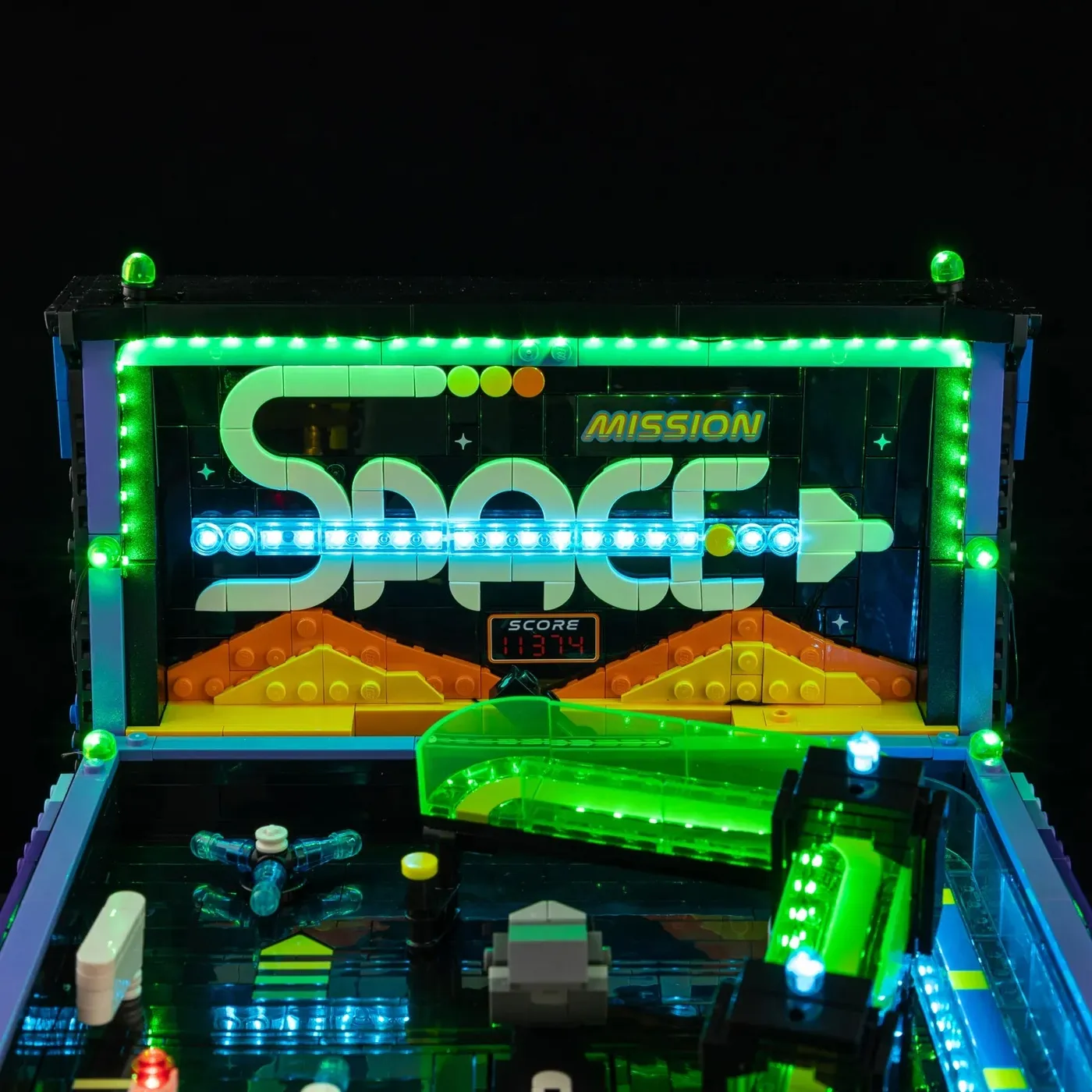Premium-Beleuchtungsset kompatibel mit LEGO® Icons Arcade Pinball Machine 11374 — 28