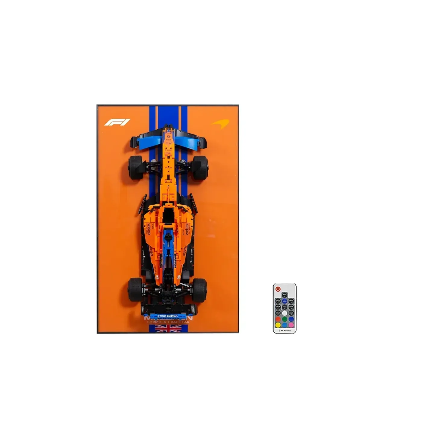 Väggmonterad displayram för Lego Technic™ McLaren Formula 1™ Race Car 42141 — 21