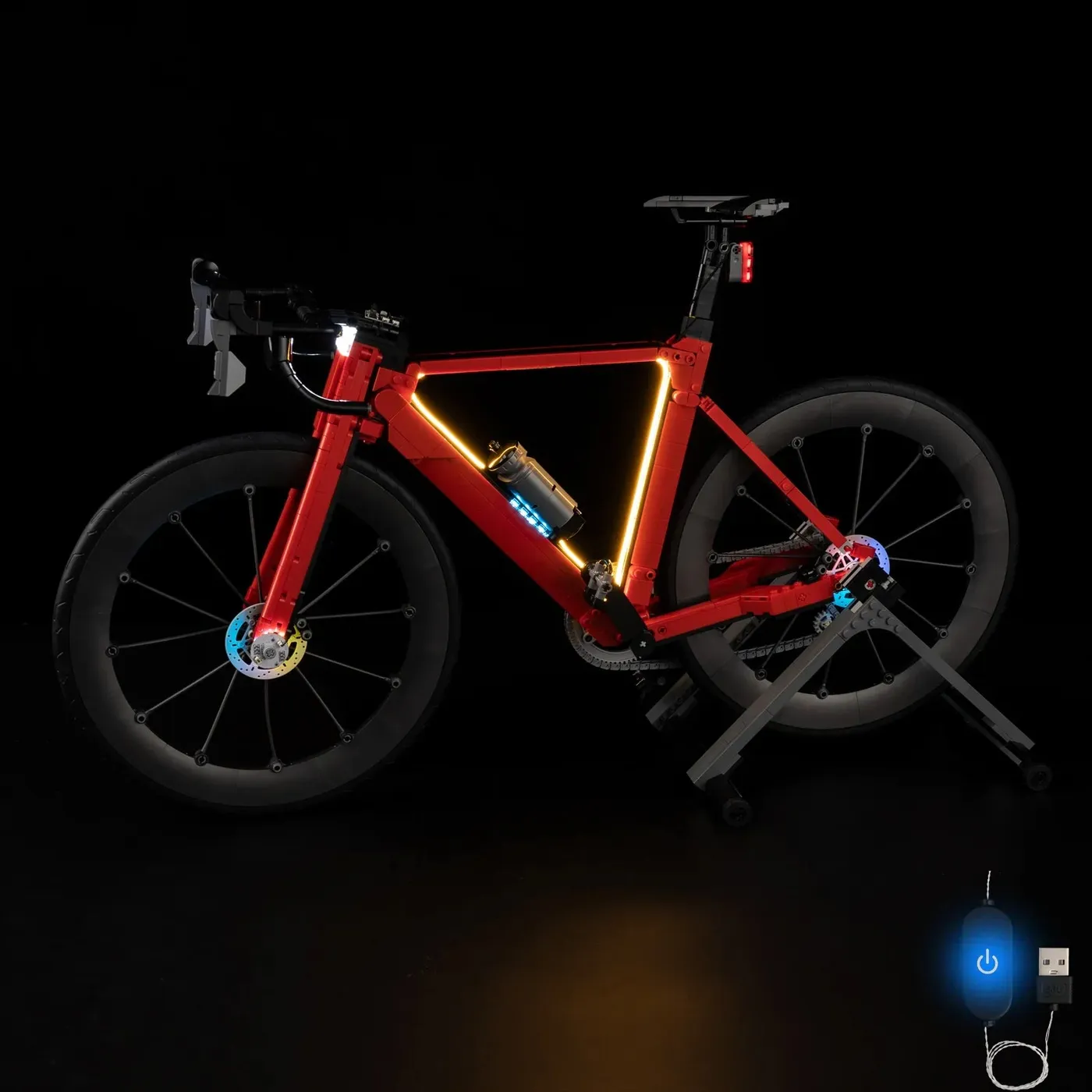 Premium-Beleuchtungsset kompatibel mit LEGO® Icons Road Bike 11380 — 8