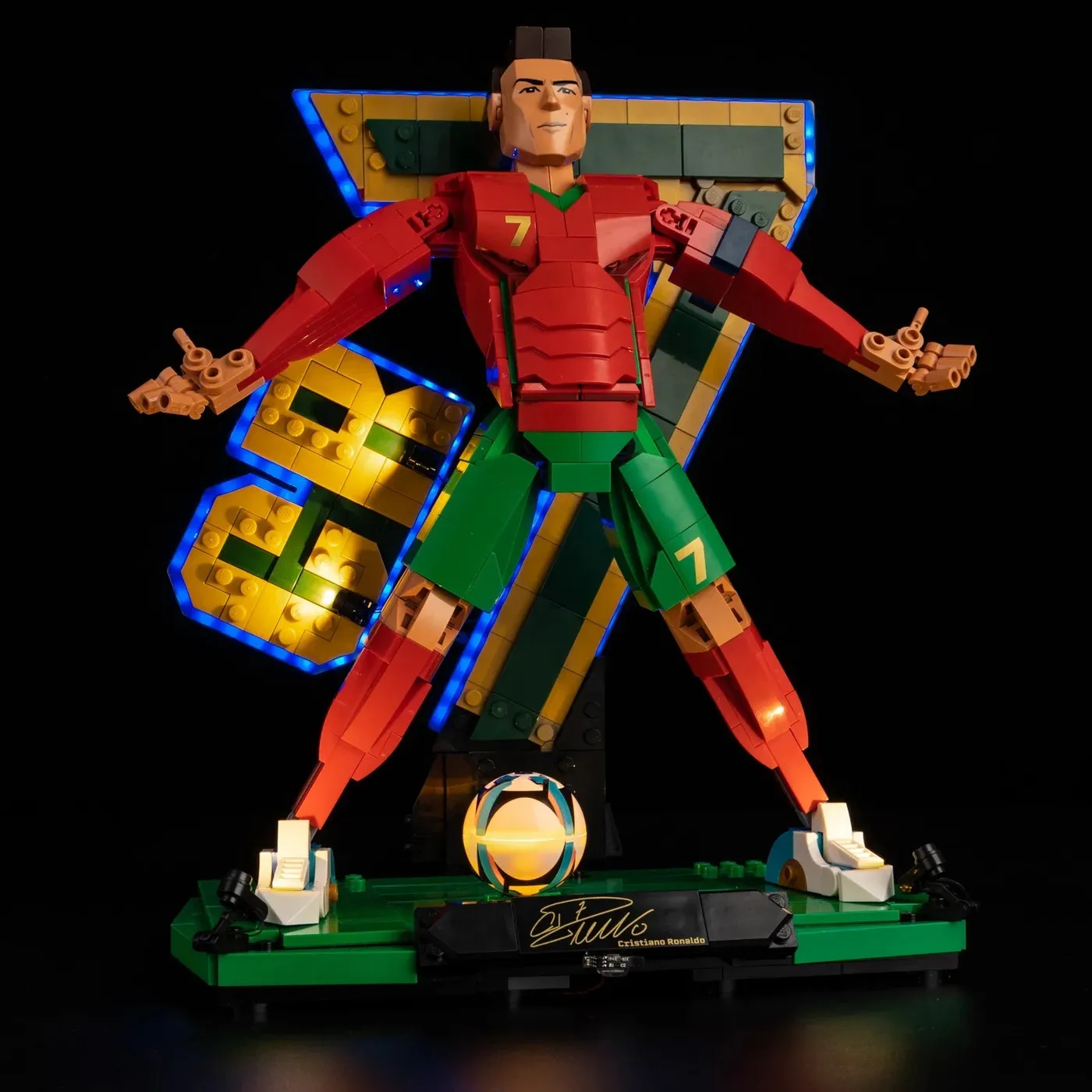 Premium apšvietimo rinkinys, suderinamas su LEGO® Editions Cristiano Ronaldo – Soccer Legend 43016 — 3