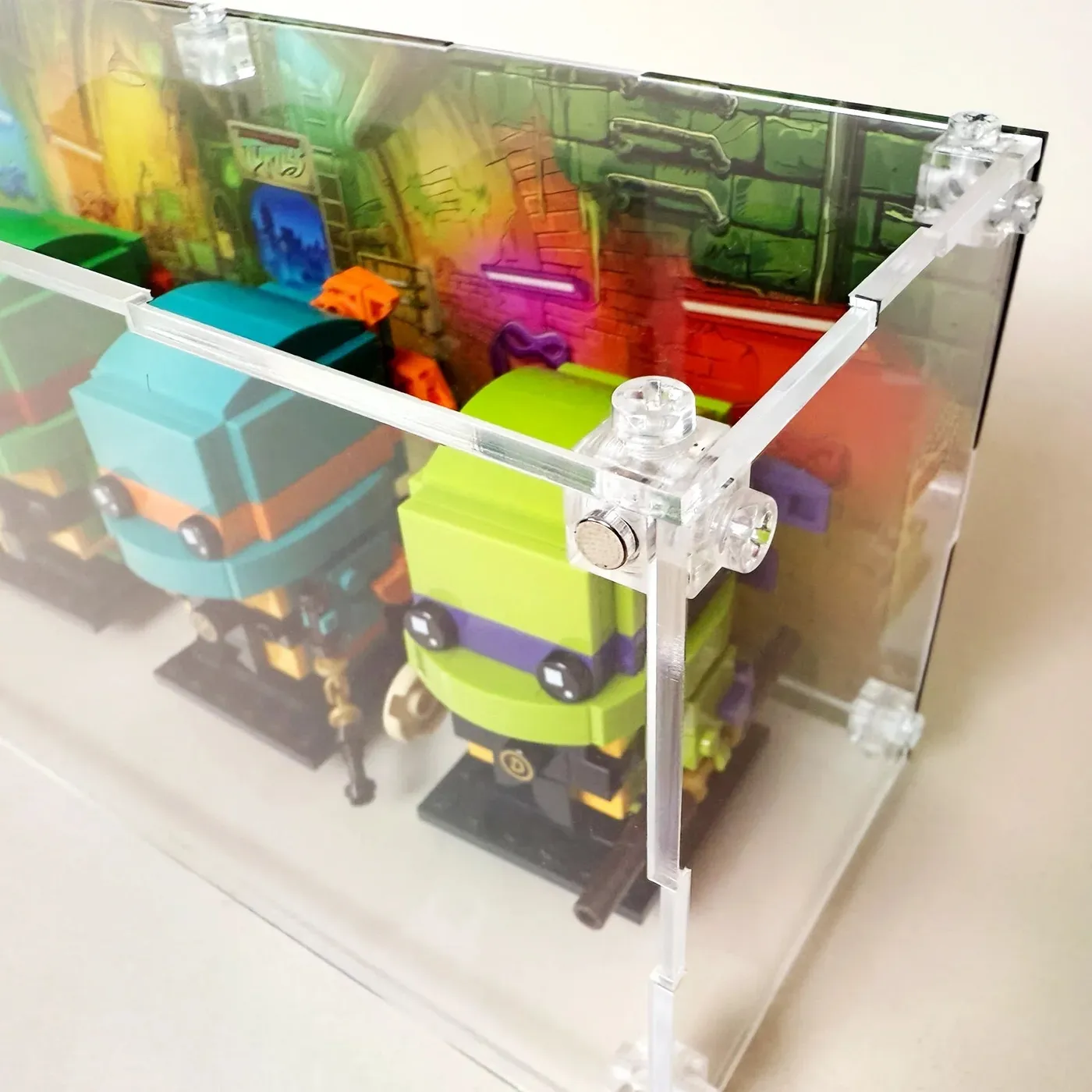 Vitrine für LEGO® BrickHeadz™ Teenage Mutant Ninja Turtles 40878 — 7