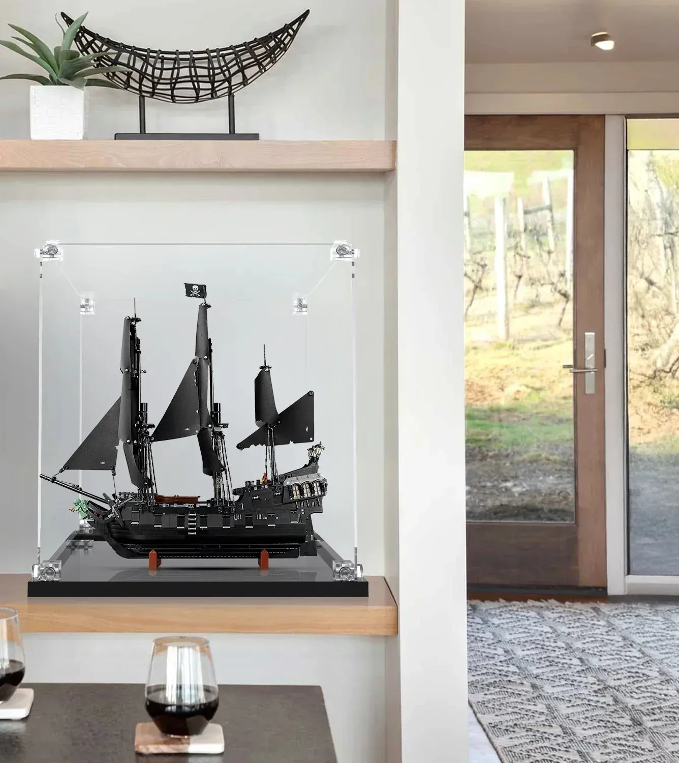 Vitrine für LEGO Icons Captain Jack Sparrow's Pirate Ship 10365 — 7