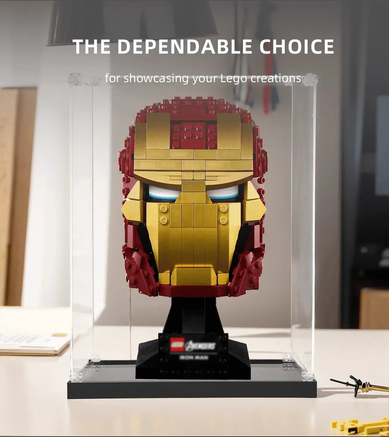 Eksponavimo dėžė LEGO Marvel Iron Man Bust 76165 — 3