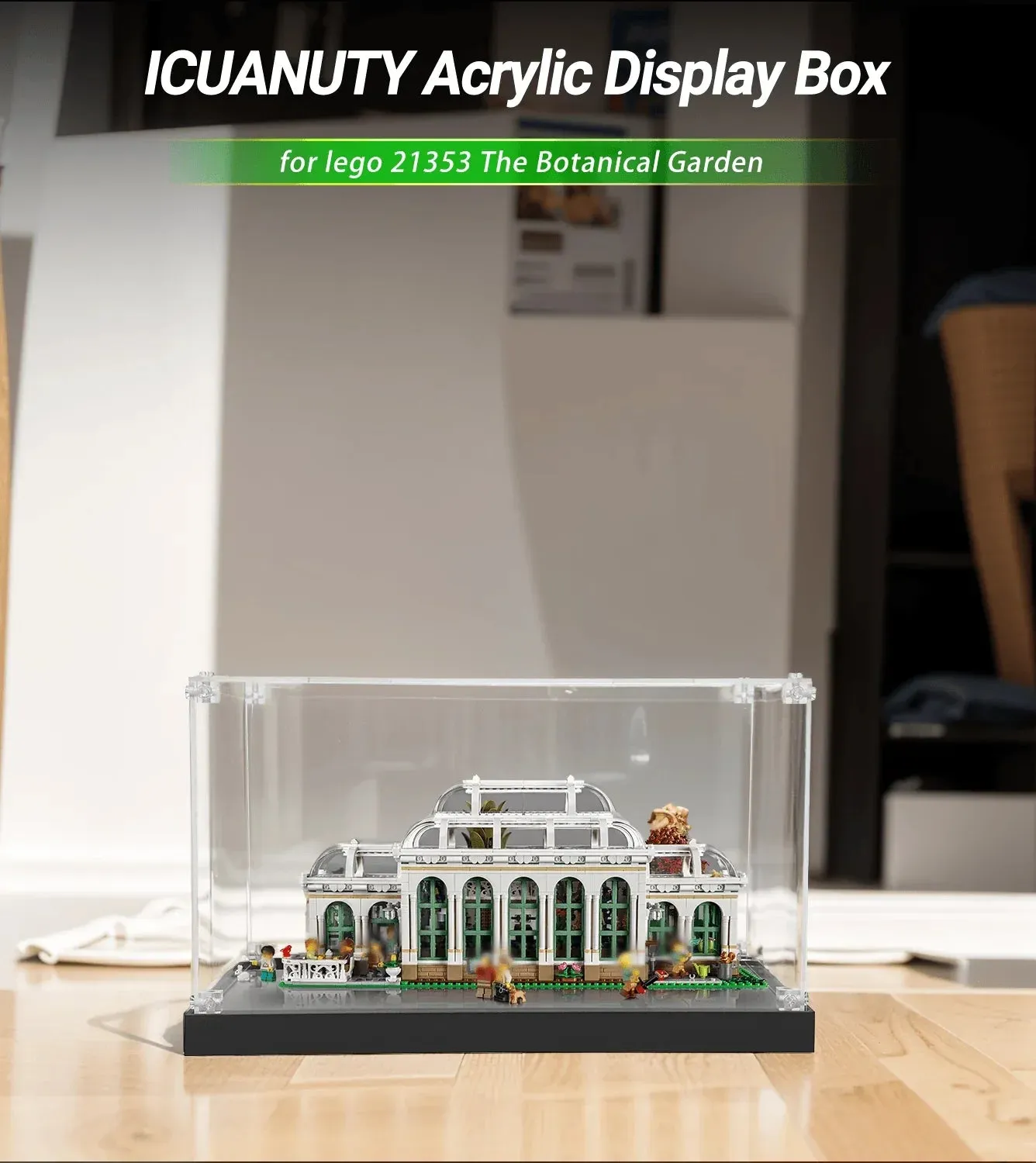Vitrine für LEGO Ideas The Botanical Garden 21353 — 2