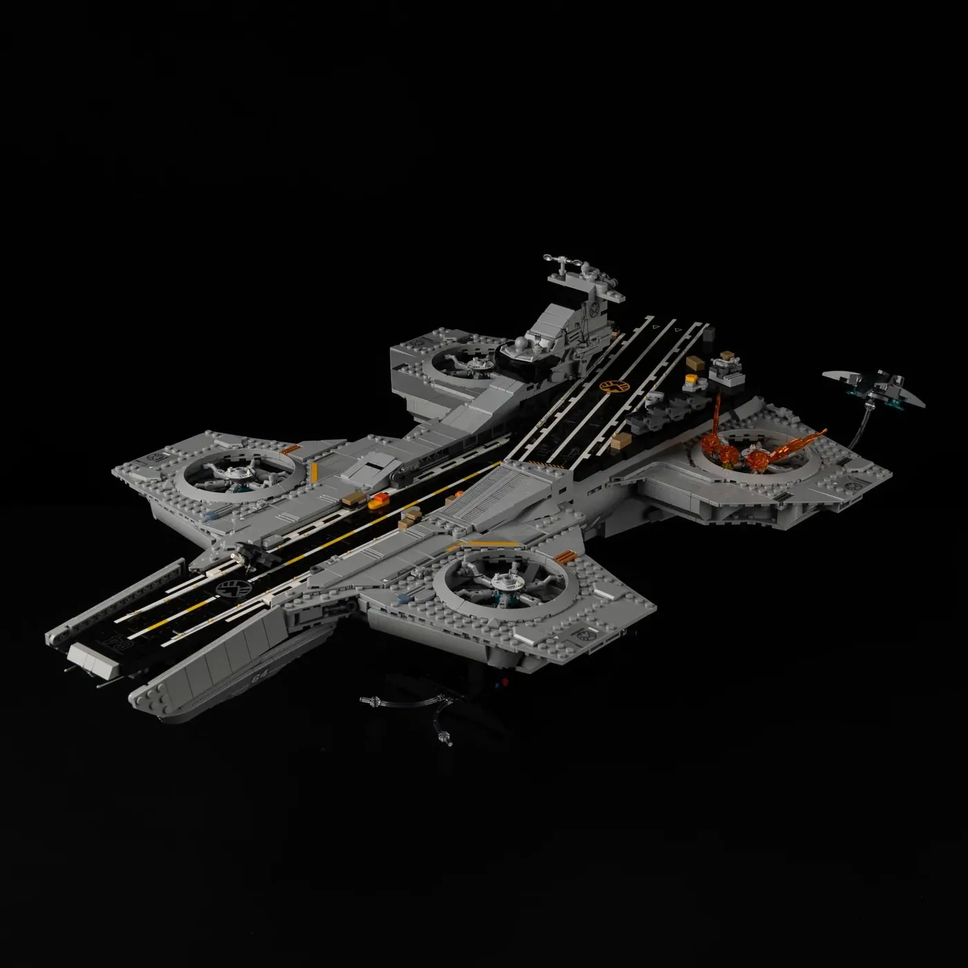 Premium Light Kit Compatible with LEGO Marvel S.H.I.E.L.D. Helicarrier 76354 — 17
