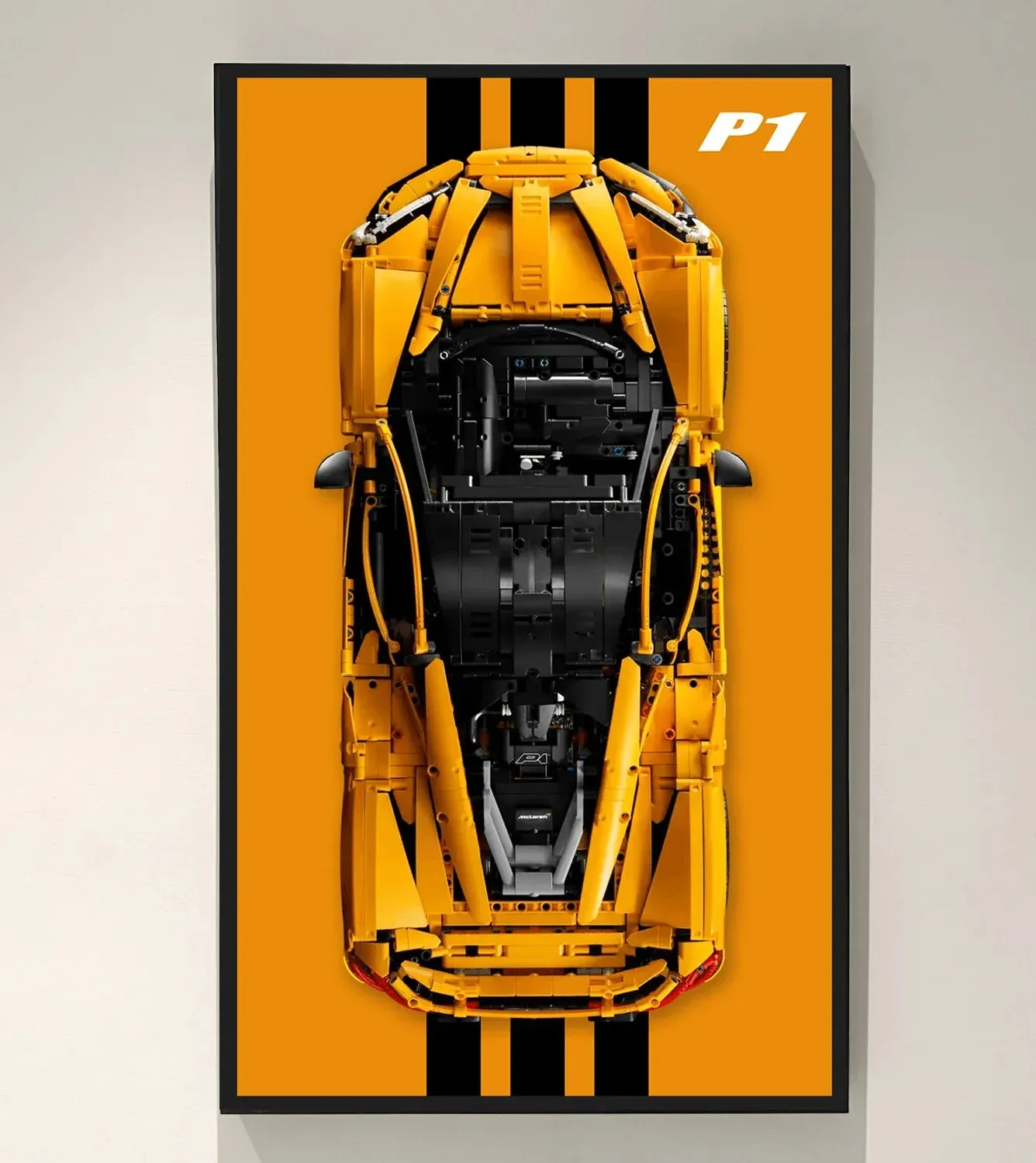 Wand-Displayrahmen für Lego Technic McLaren P1 42172 — 11