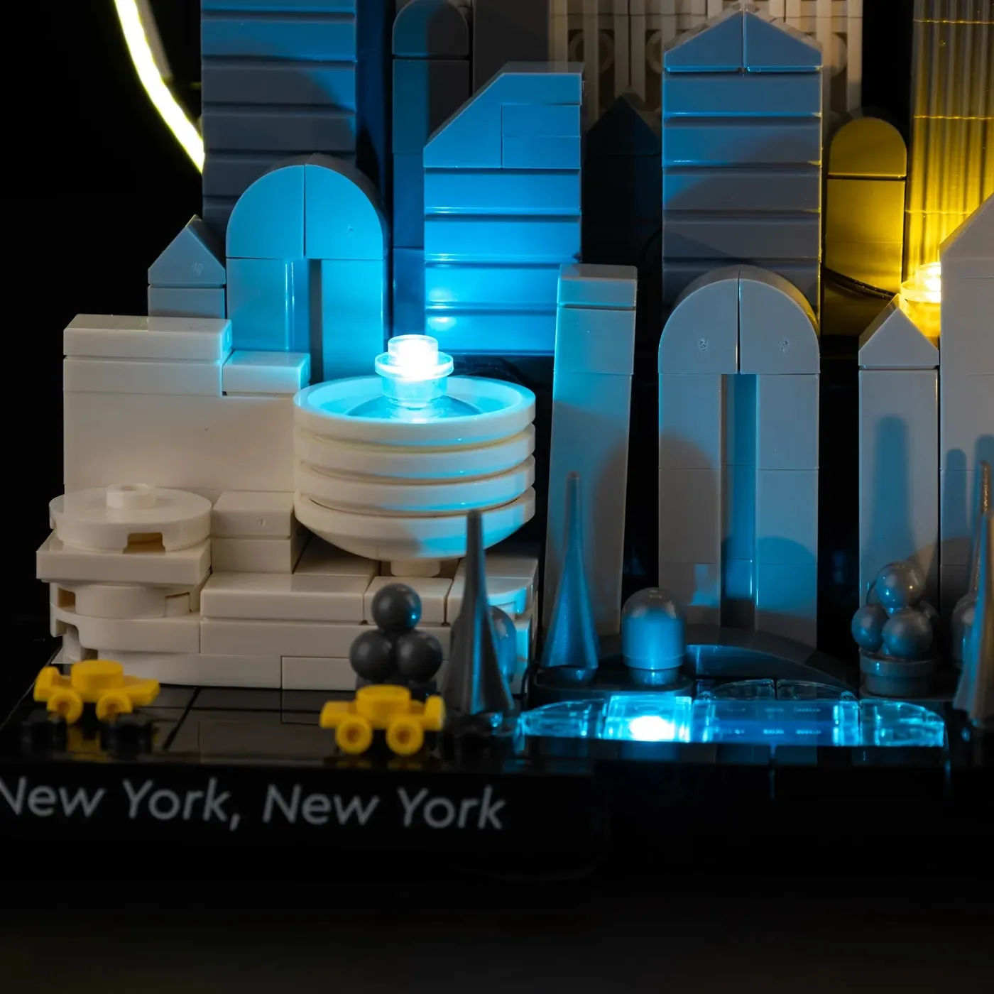 Premium-belysningskit kompatibelt med LEGO Architecture New York City – The Big Apple 21066 — 18