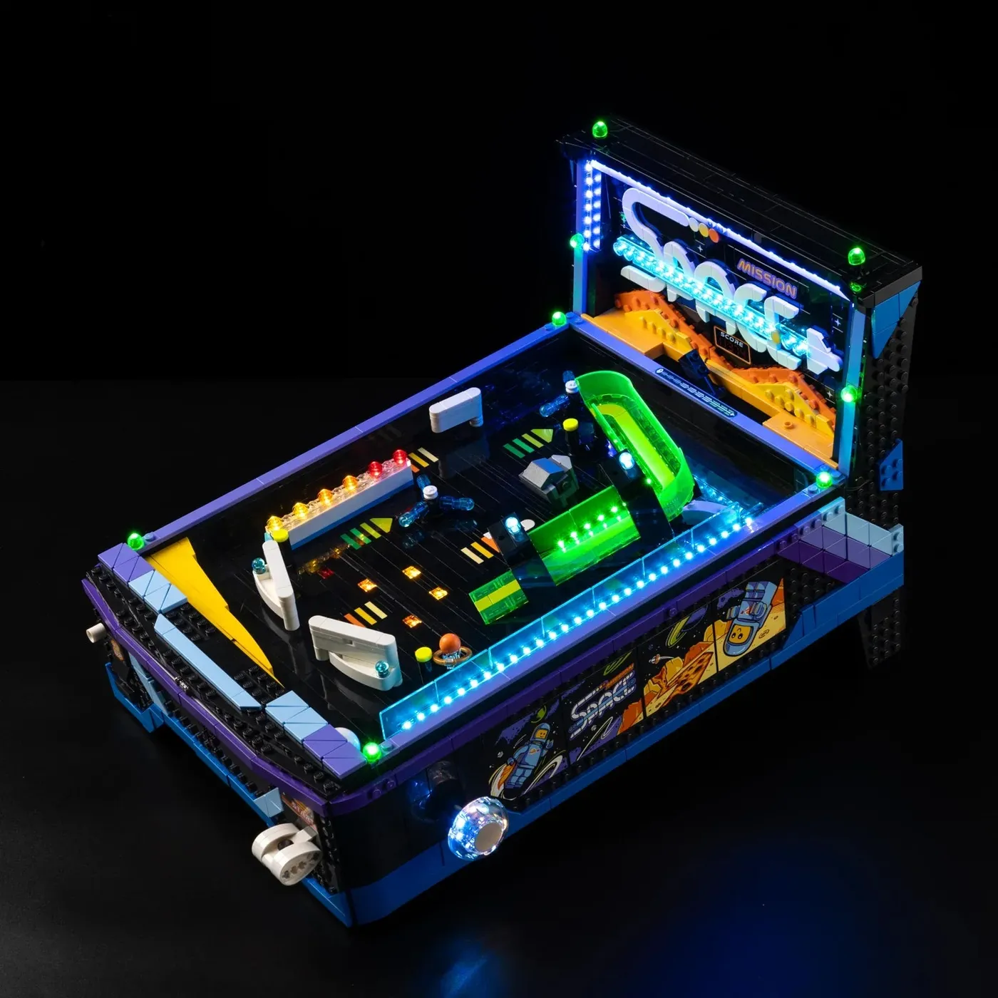 Premium-Beleuchtungsset kompatibel mit LEGO® Icons Arcade Pinball Machine 11374 — 18