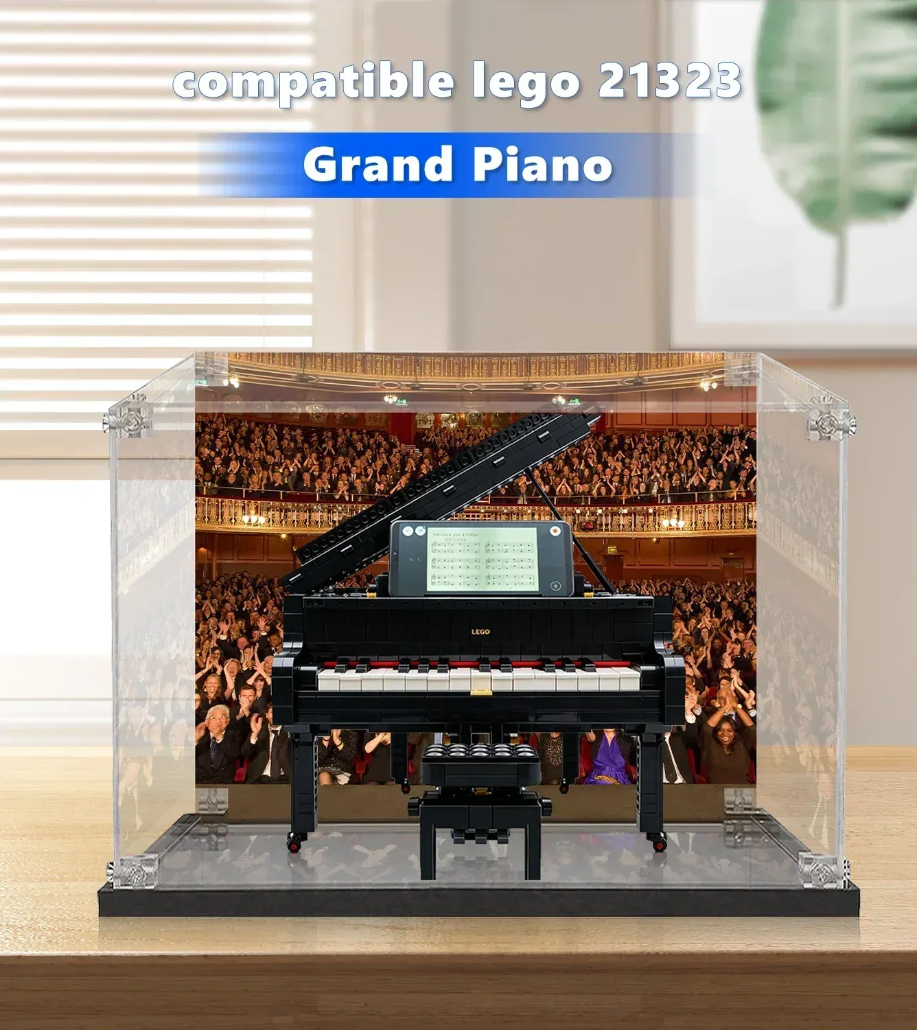 Vitrine kompatibel mit LEGO® Ideas Grand Piano 21323 — 4