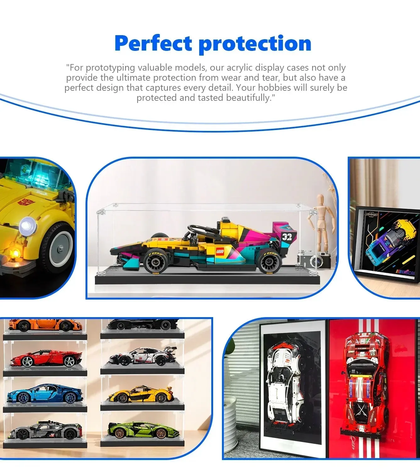 Vitrine für LEGO® Speed Champions F1 ACADEMY™ Race Car 77258 — 5