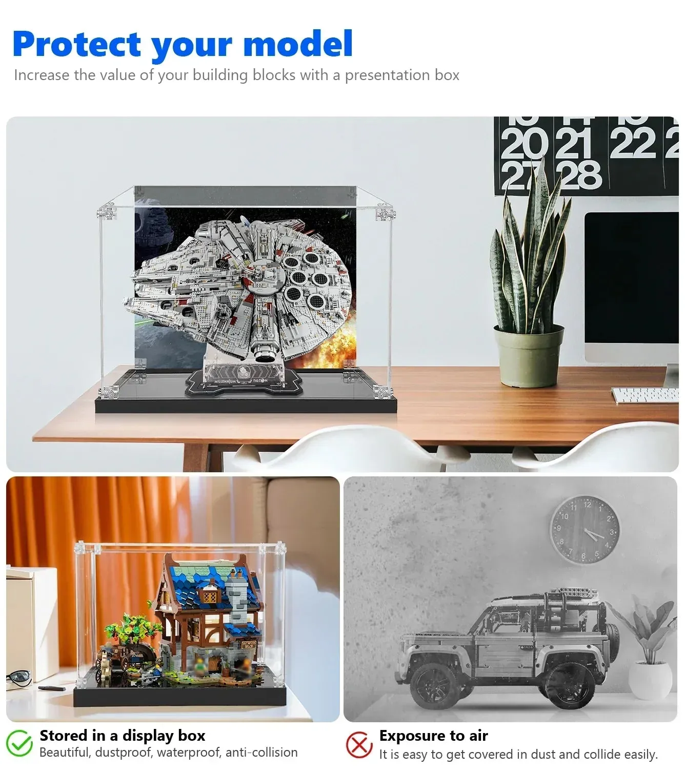 Premium-Acrylvitrine für LEGO® Star Wars™ Millennium Falcon™ (75192) — 4