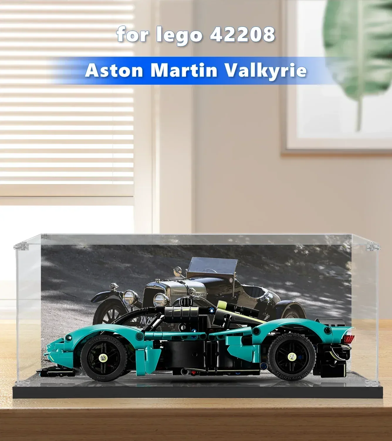 Display Case for LEGO® Technic™ Aston Martin Valkyrie (1:16 Scale) 42208 — 3