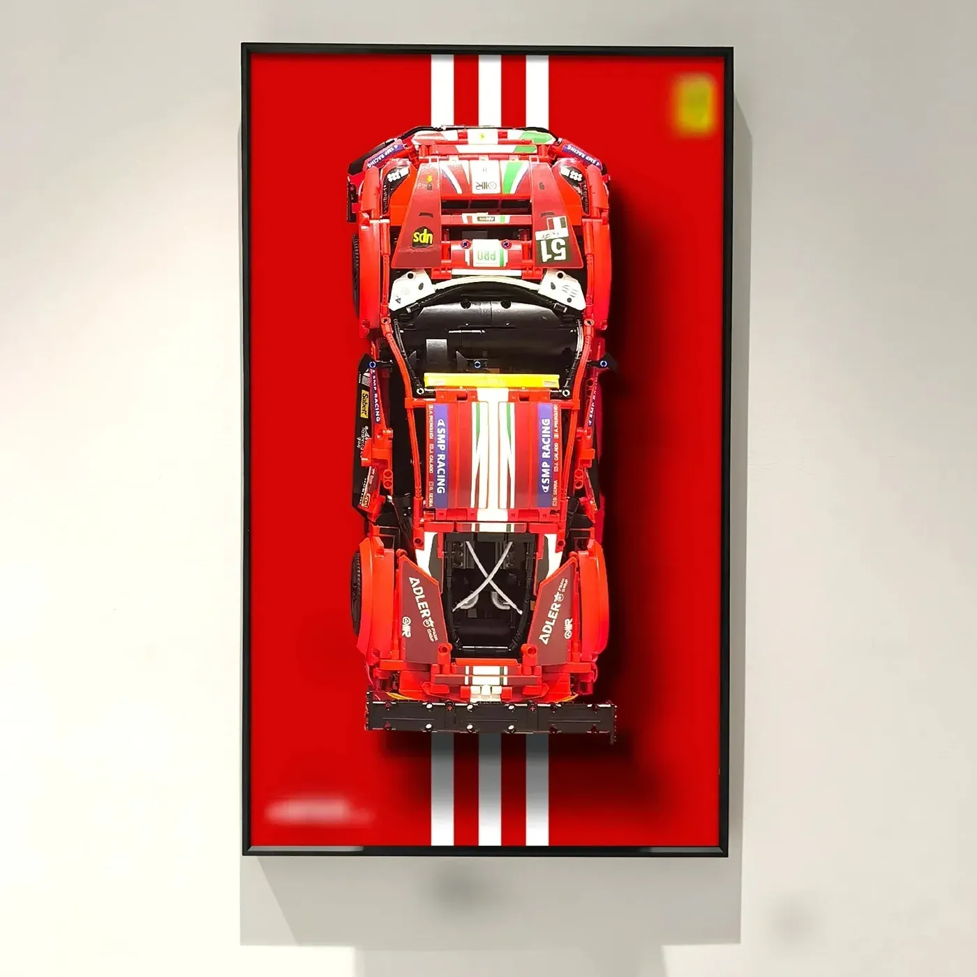 [Seria Line] Ramka ekspozycyjna na ścianę do superaut LEGO Technic — 19