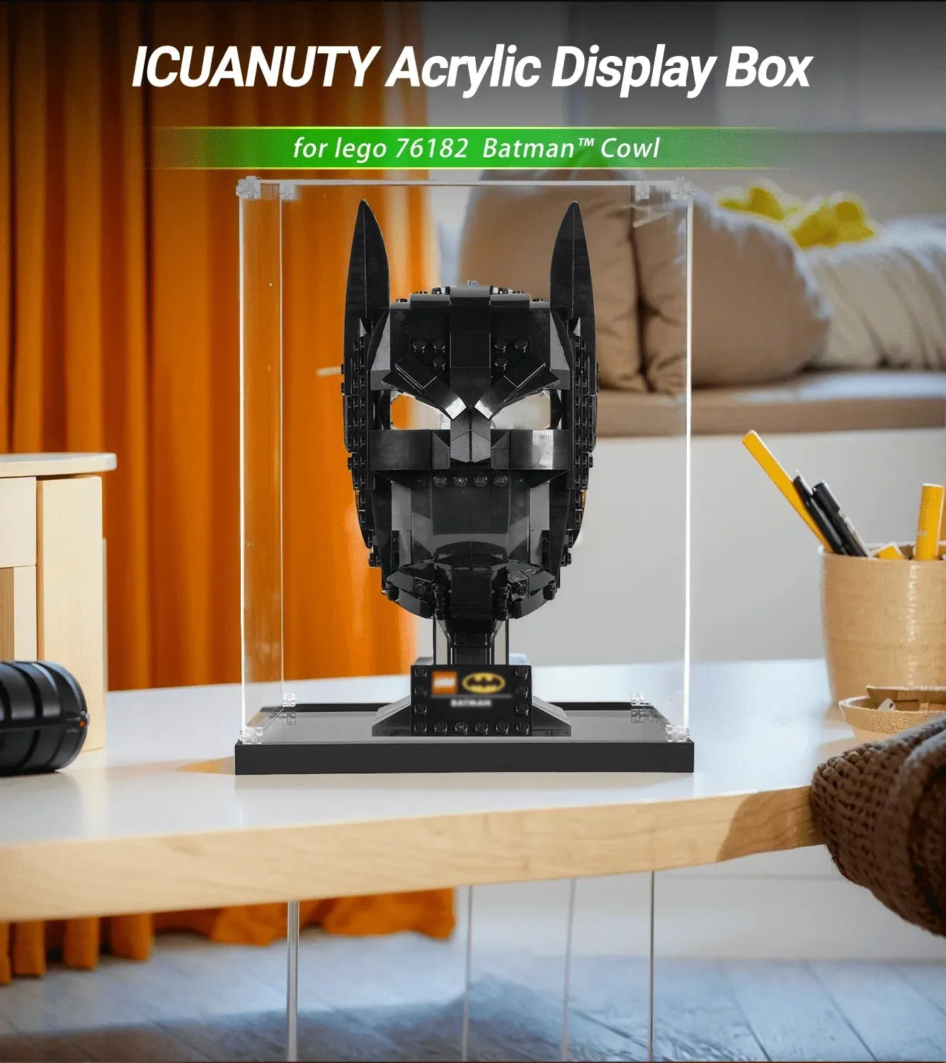 Vitrine für LEGO Batman Cowl 76182 — 2