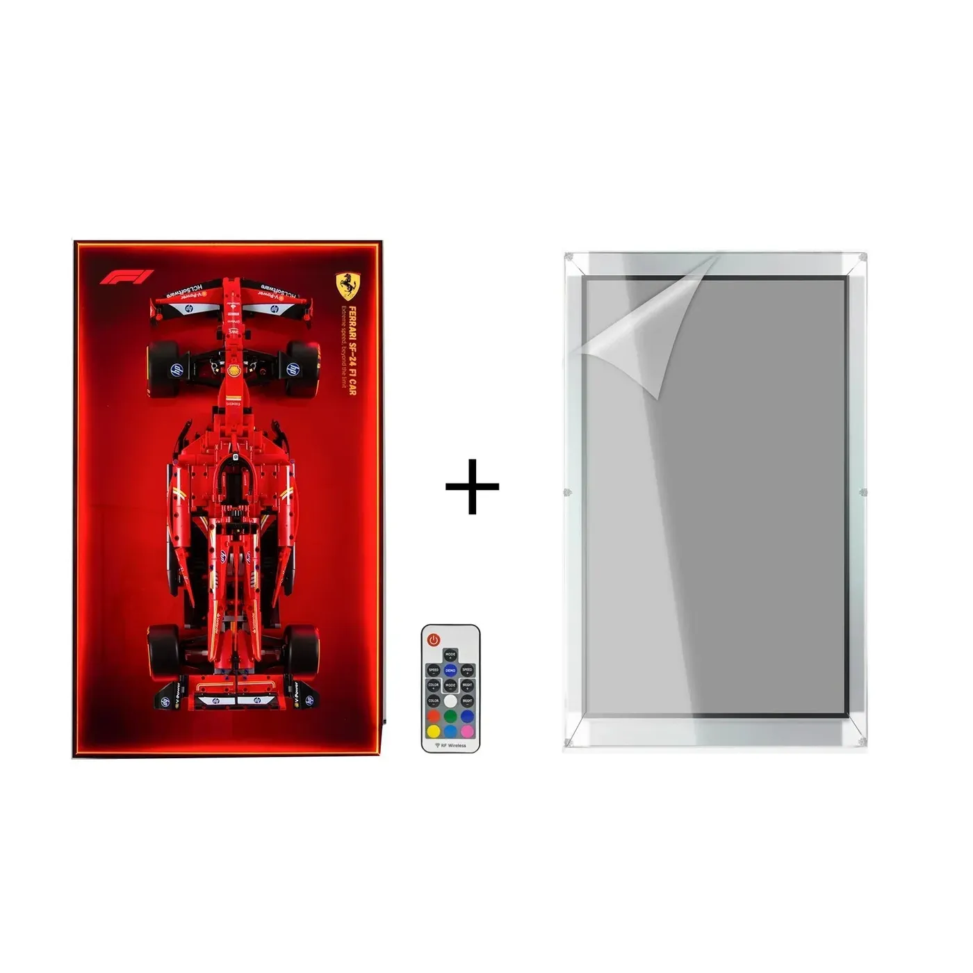 Sieninis eksponavimo rėmas LEGO Technic Ferrari SF-24 42207 — 11