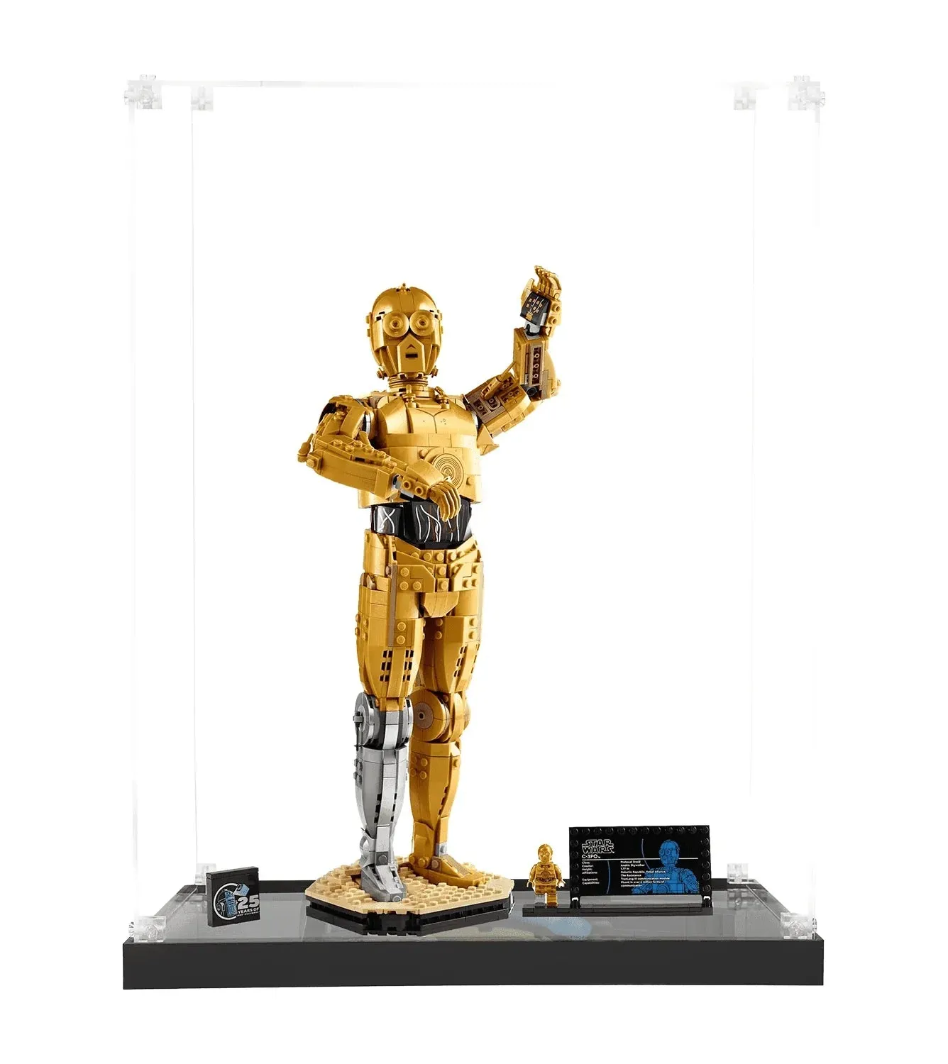 Vitrine für LEGO Buildable C3PO 75398