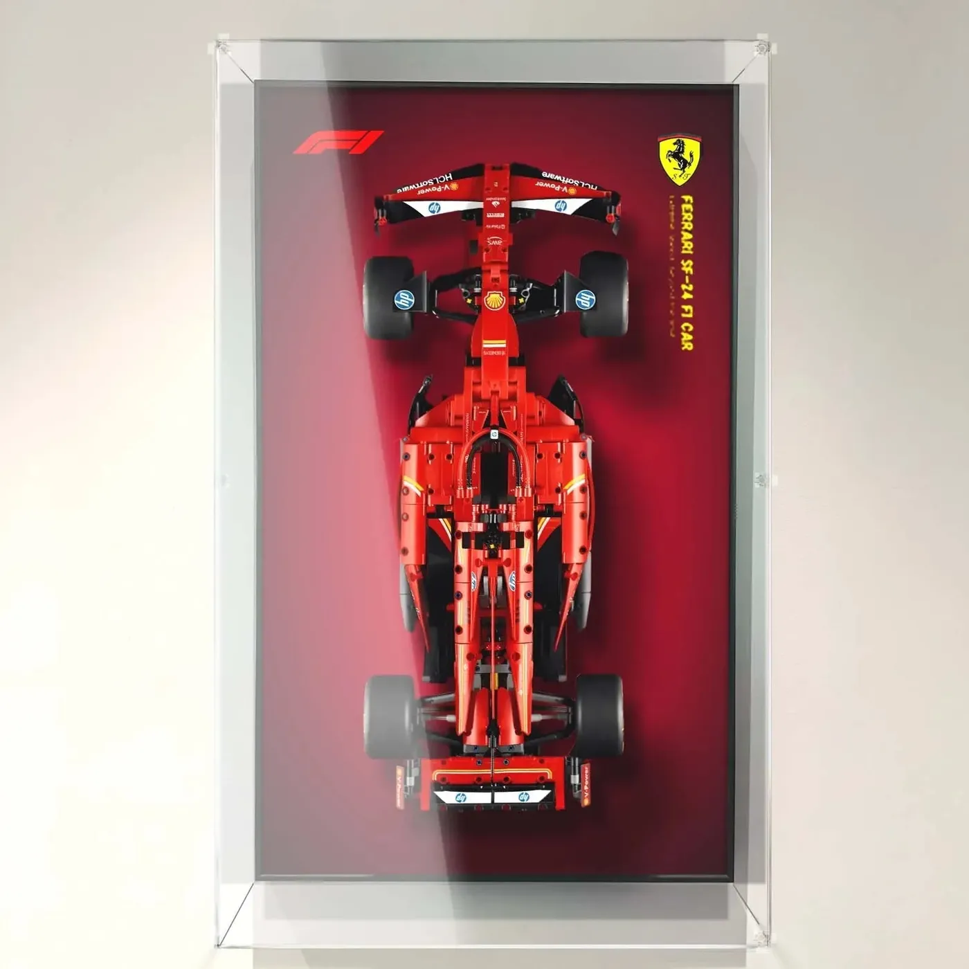Sieninis eksponavimo rėmas LEGO Technic Ferrari SF-24 42207 — 5