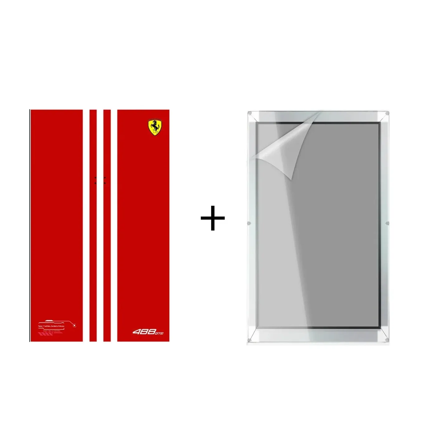 Wand-Displayrahmen für LEGO Ferrari 488 GTE 42125 — 20