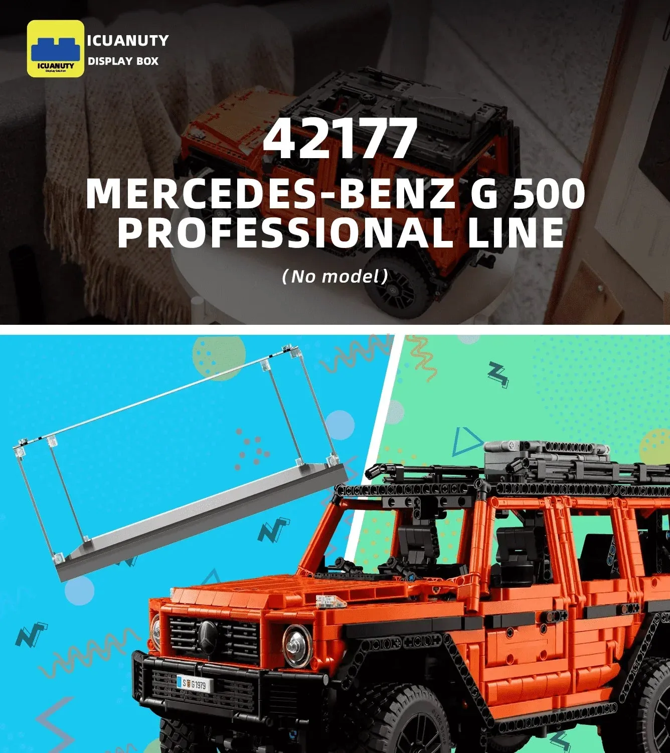 Vitrine für LEGO Mercedes-Benz G 500 PROFESSIONAL Line 42177 — 5