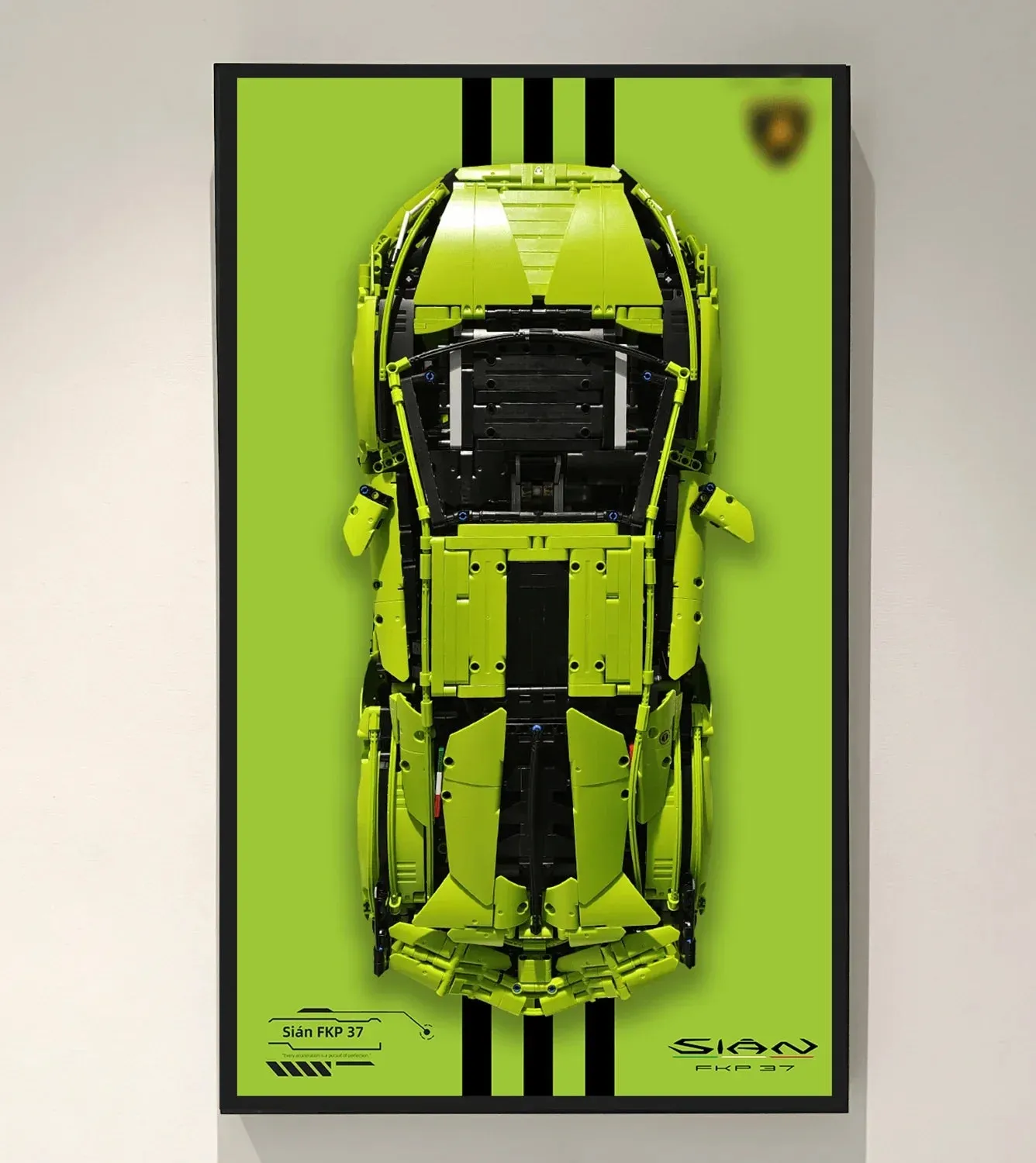 [Seria 3-ICONS] Ramka ekspozycyjna na ścianę do superaut LEGO Technic — 13