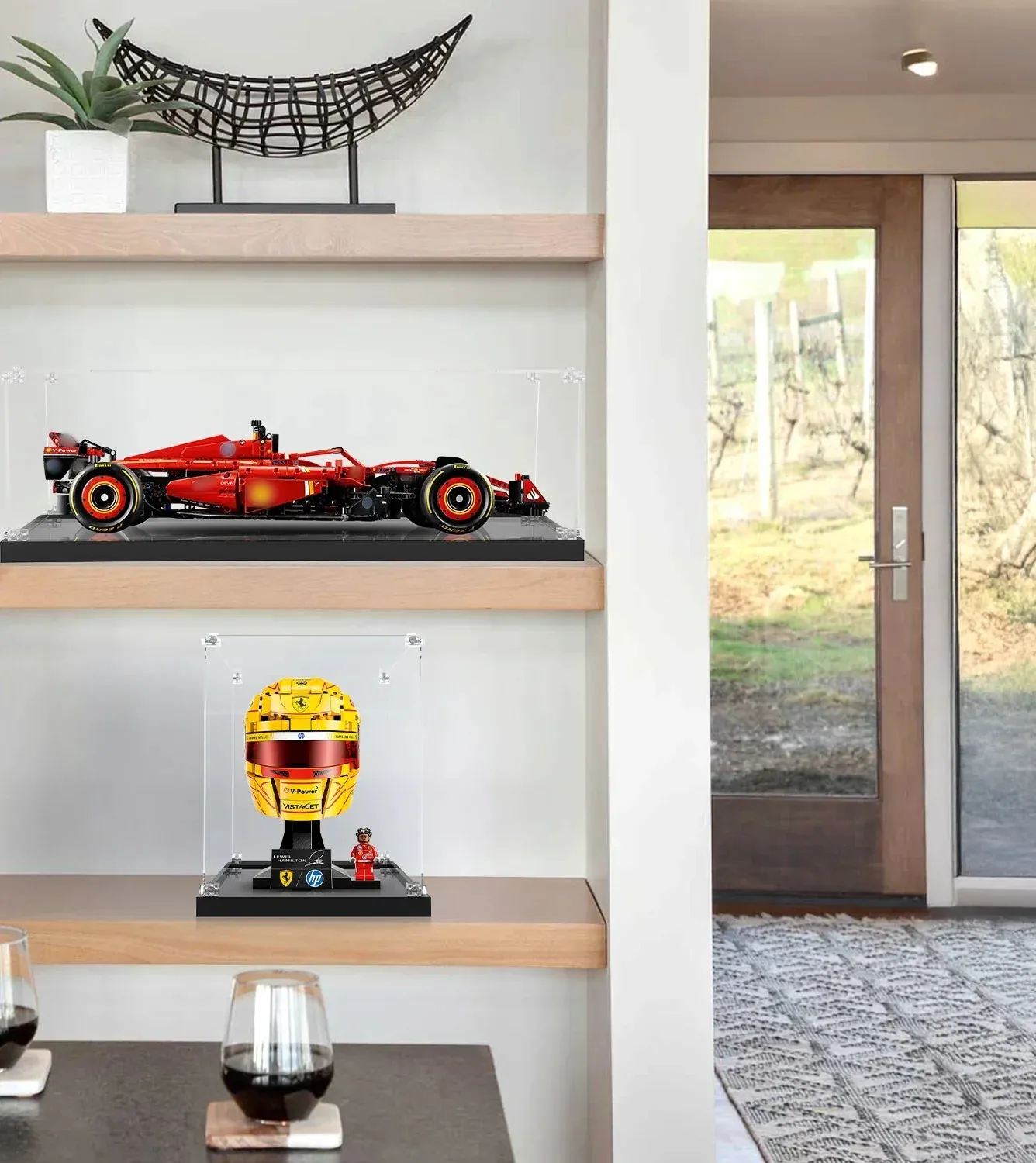 Eksponavimo dėžė LEGO® Ferrari HP Lewis Hamilton Helmet 43022 — 6