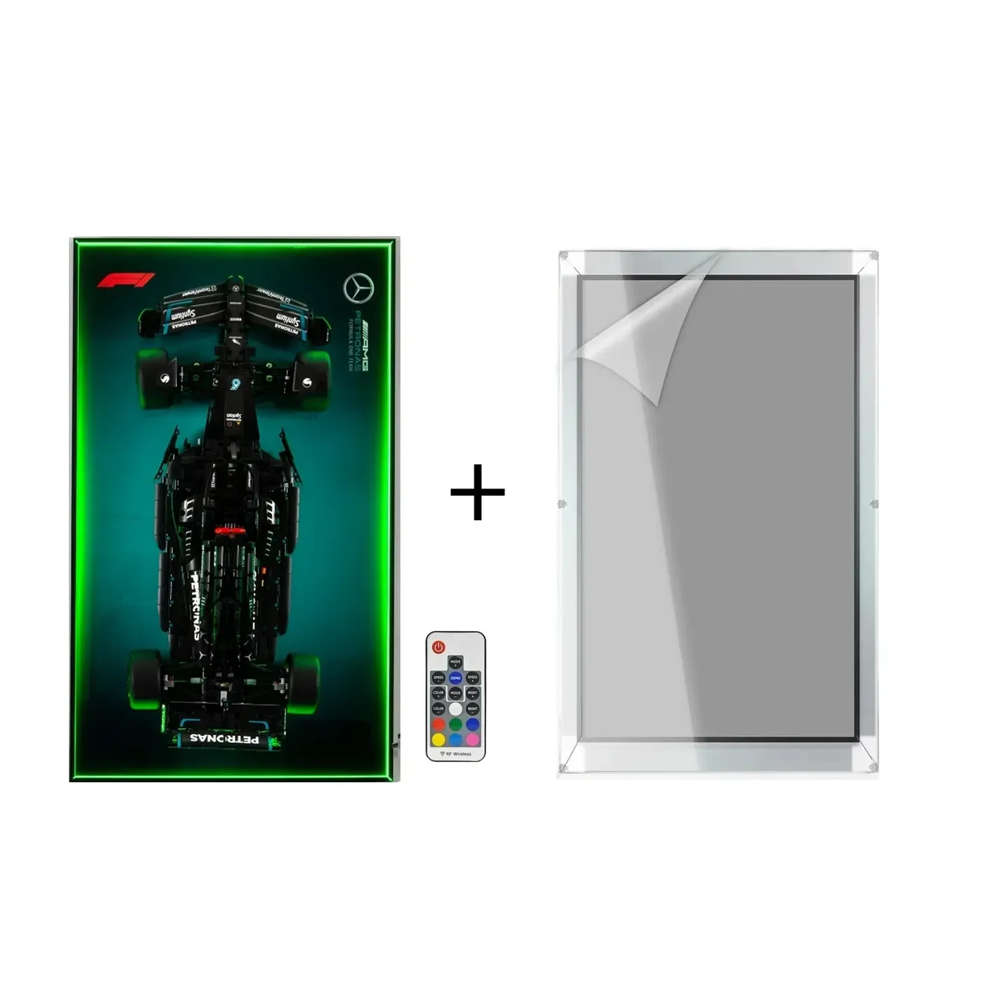 Väggmonterad displayram för Lego Technic™ Mercedes-AMG F1 W14 E Performance (42171) — 13