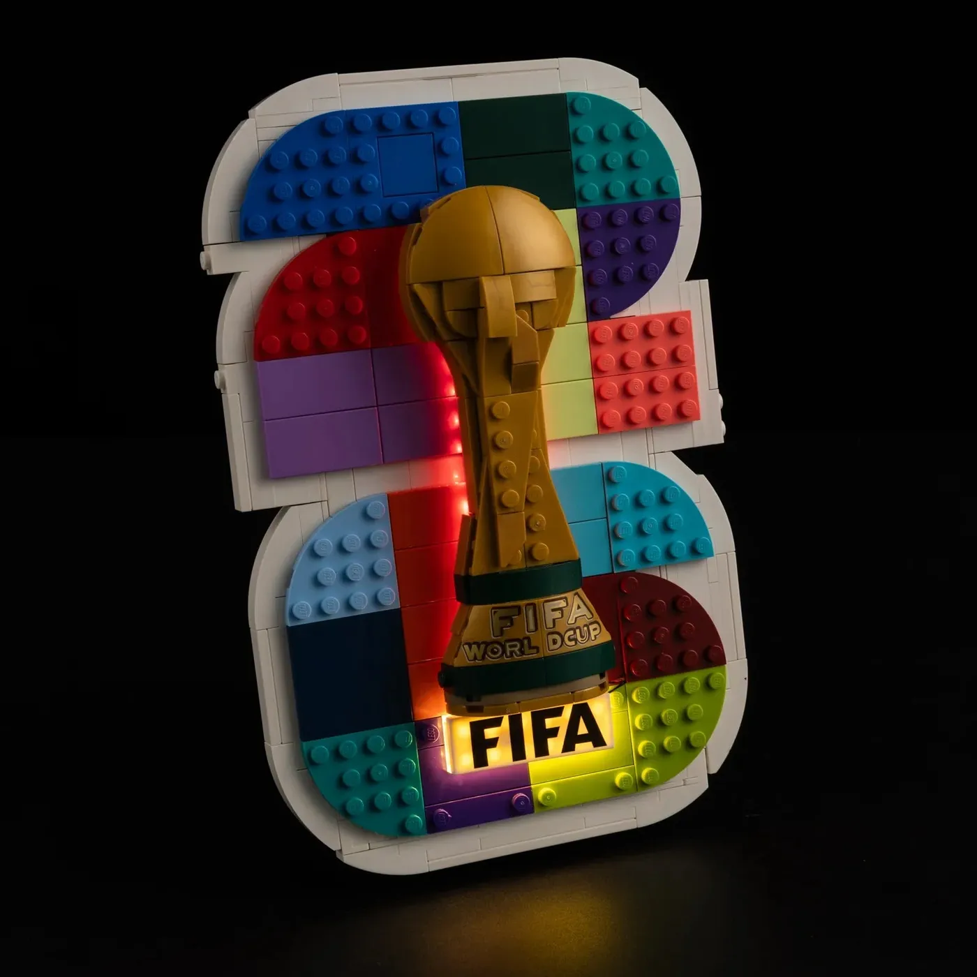 Premium Light Kit Compatible with LEGO® Editions FIFA World Cup 2026™ Official Emblem 43032 — 12