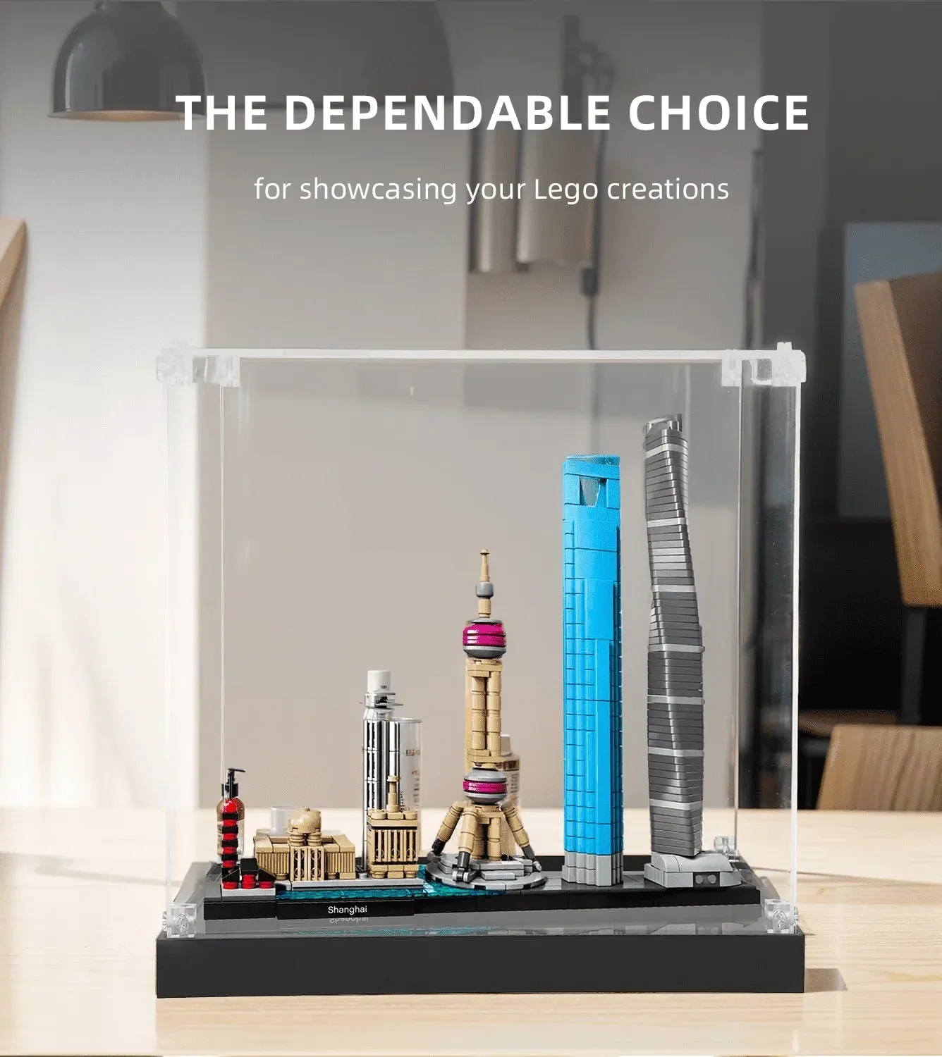 Vitrine für LEGO Architecture:Shanghai 21039 — 3