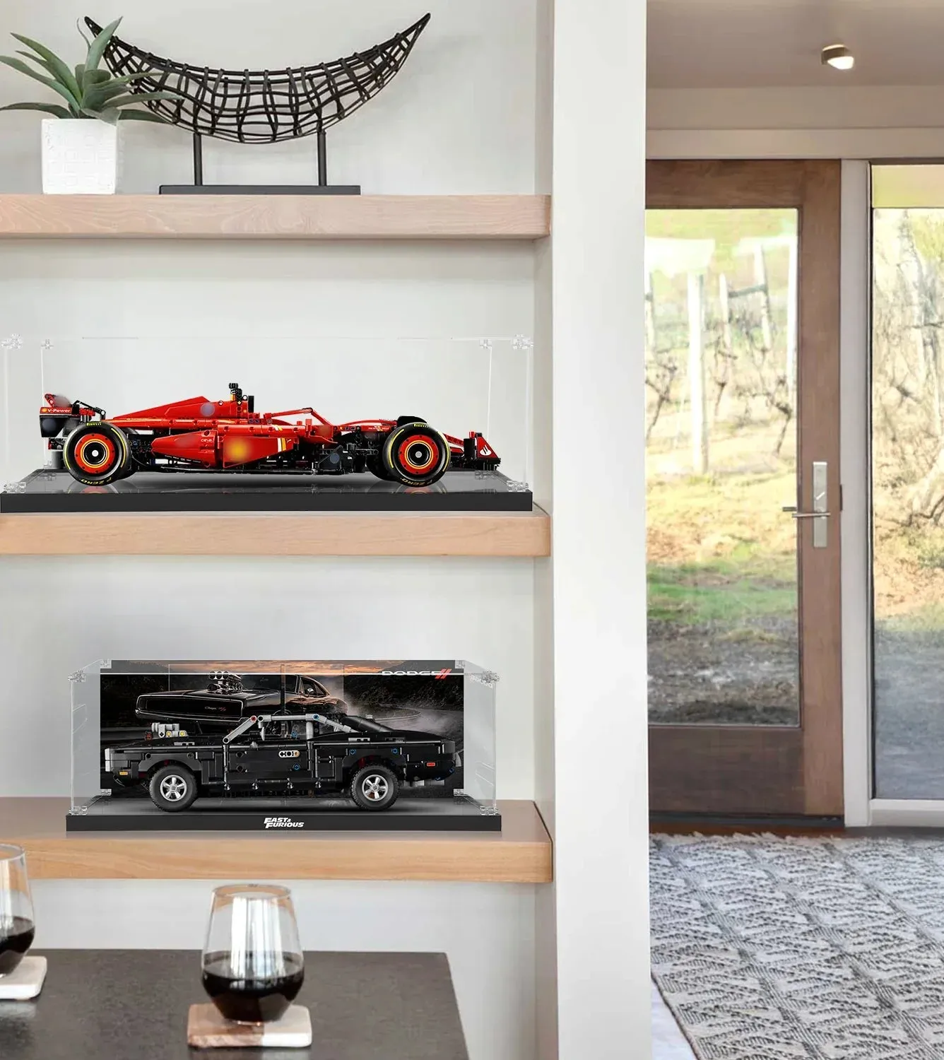 Display Case for LEGO® Technic™ Fast Furious Dodge Charger R/T 42231 — 13